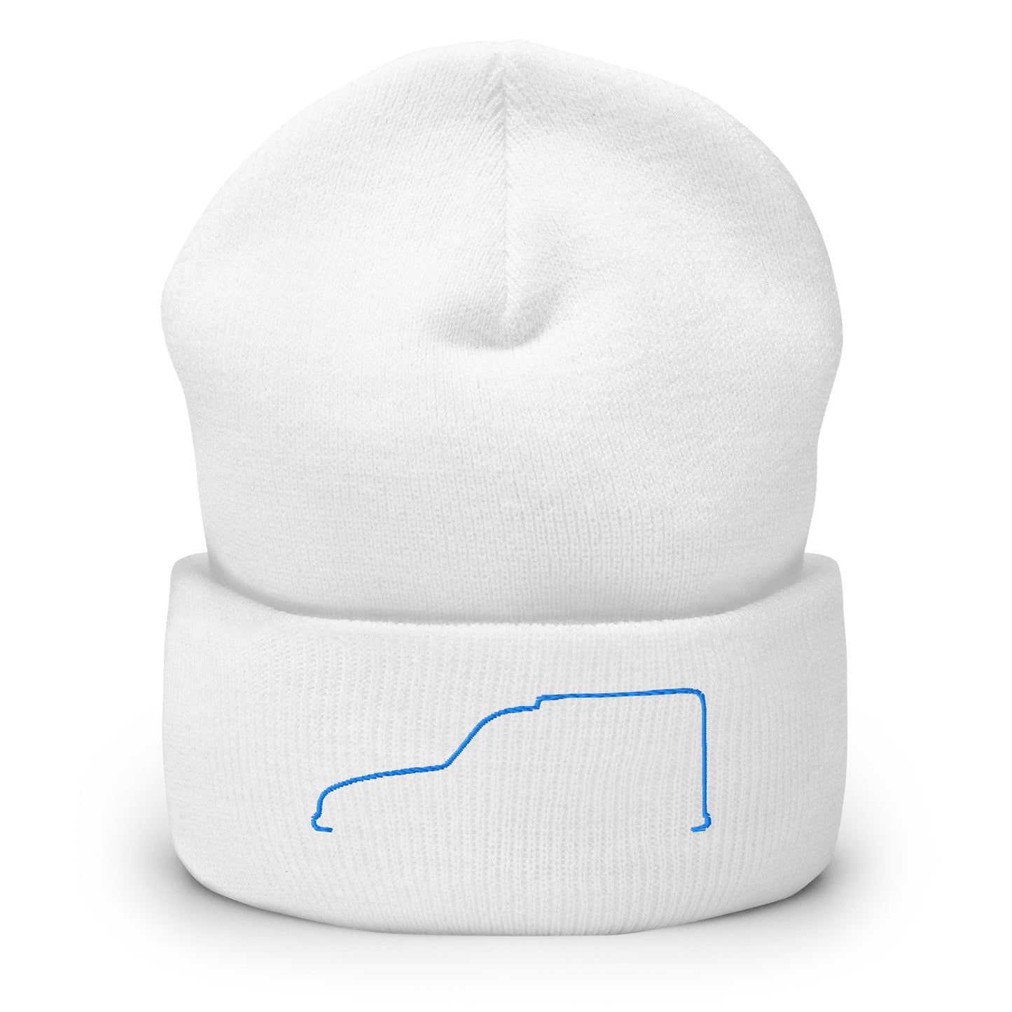 Silhouette Collectie – Citroën Acadiane Lijnkunst Beanie | Minimalistisch & Karaktervol