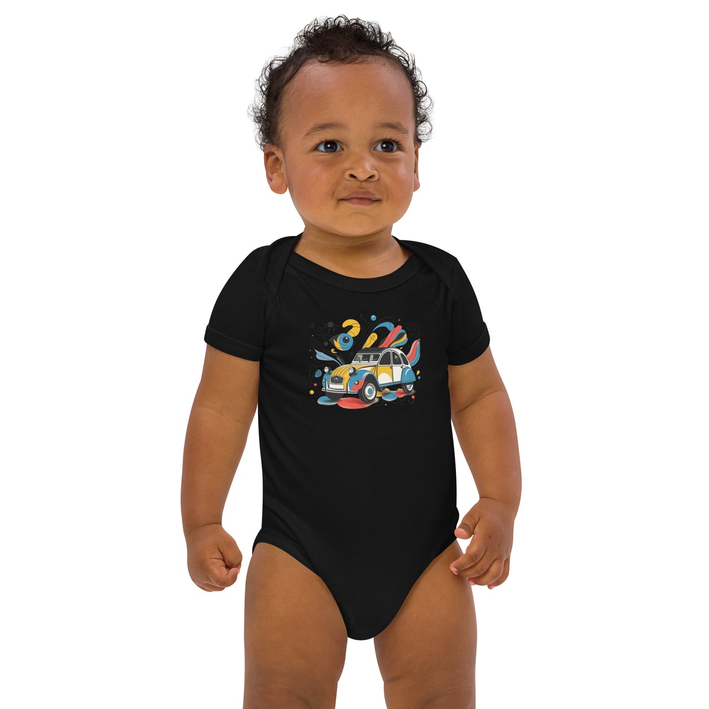 Body bébé bio – Design artistique inspiré de Joan Miró