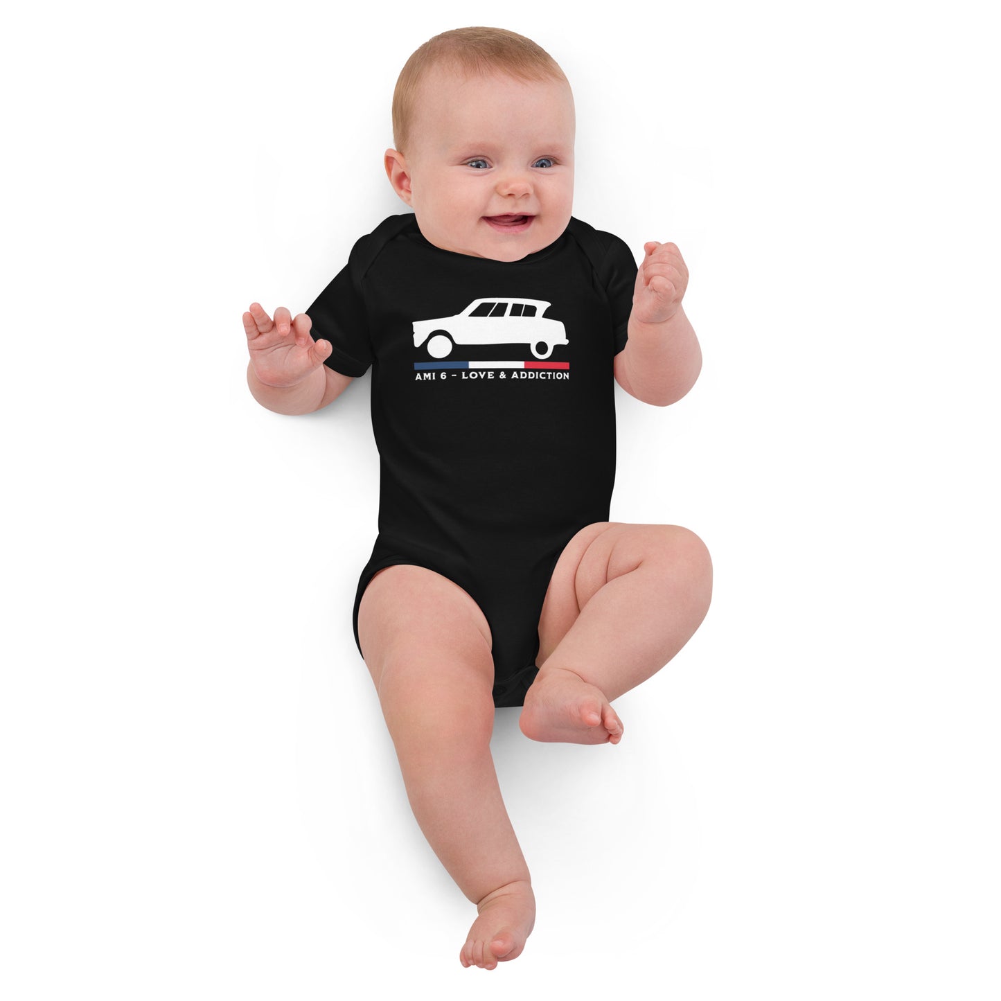 Organic Baby Romper – Citroën Ami 6 “Love & Addiction”