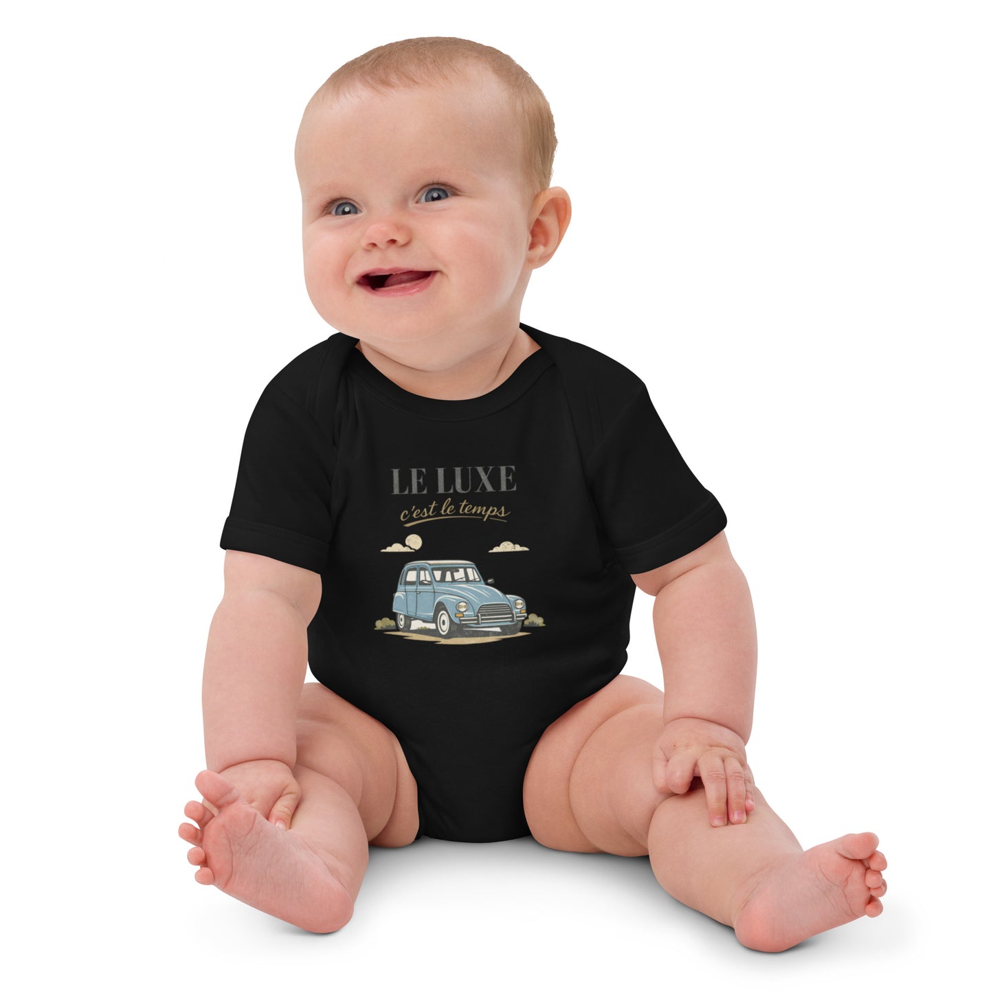 Le Luxe Baby Bodysuit in Organic Cotton – Citroën Dyane | Timeless French Style