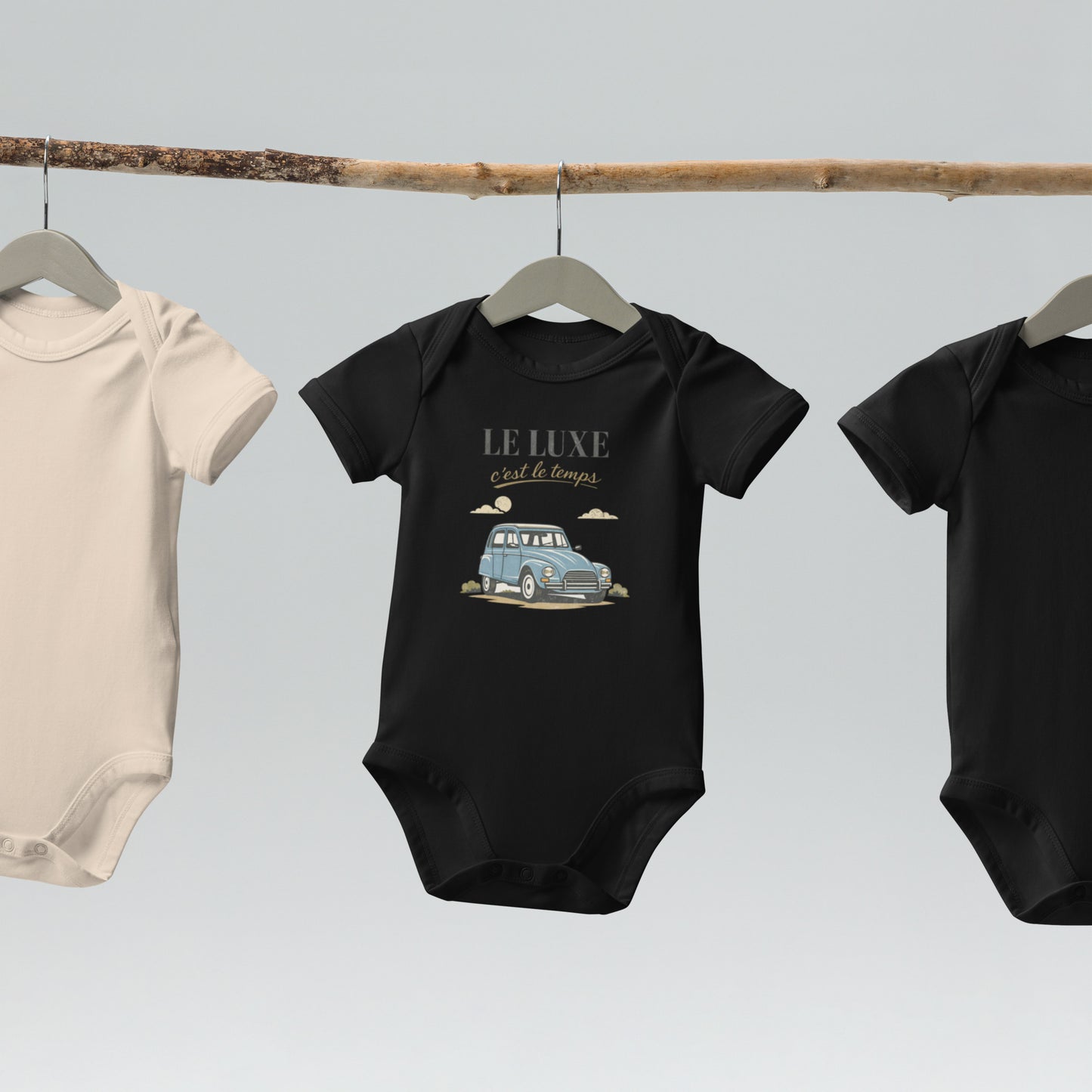 Le Luxe Baby Bodysuit in Organic Cotton – Citroën Dyane | Timeless French Style