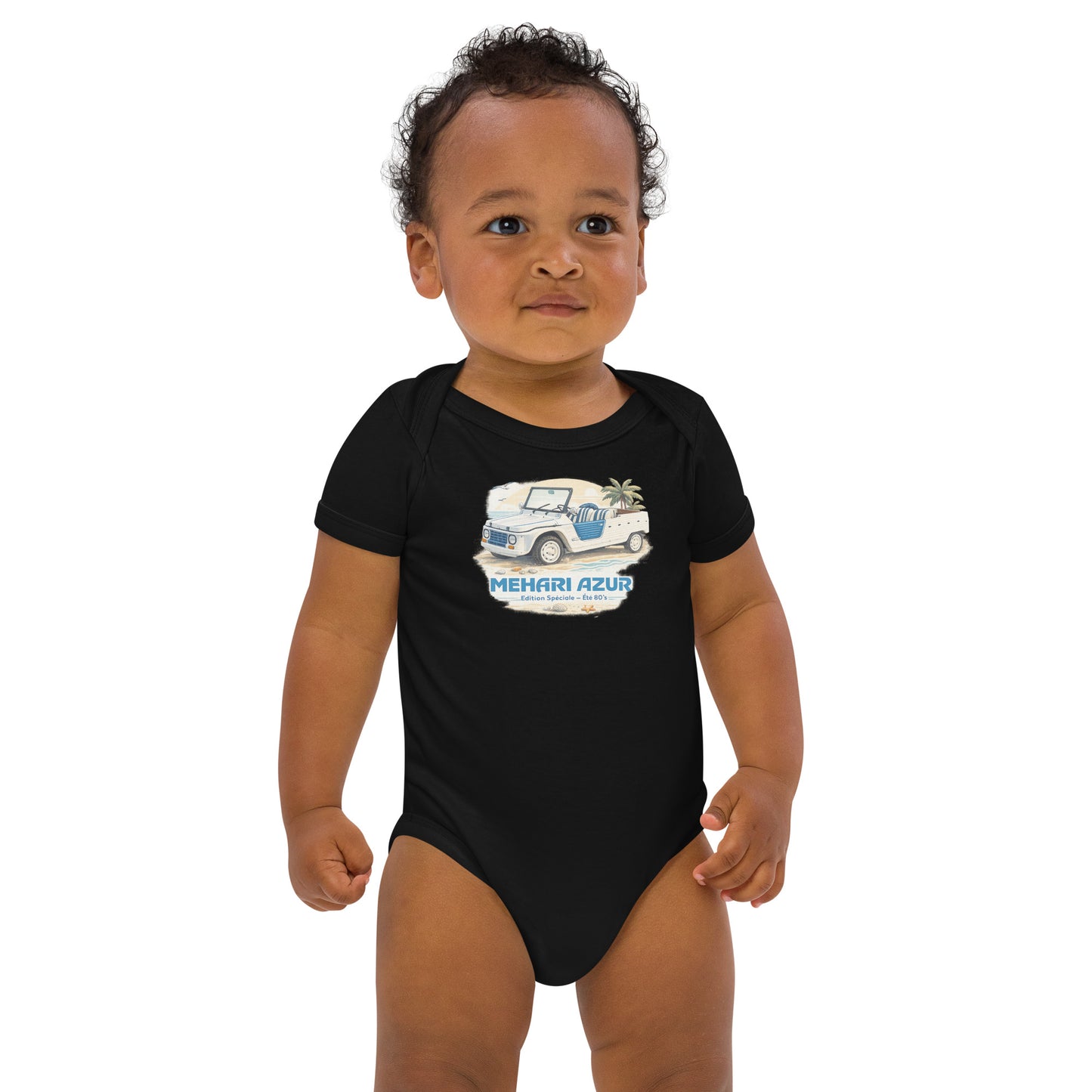 Baby Bodysuit Citroën Méhari Azur – Beach & Retro Illustration | Specials Collection