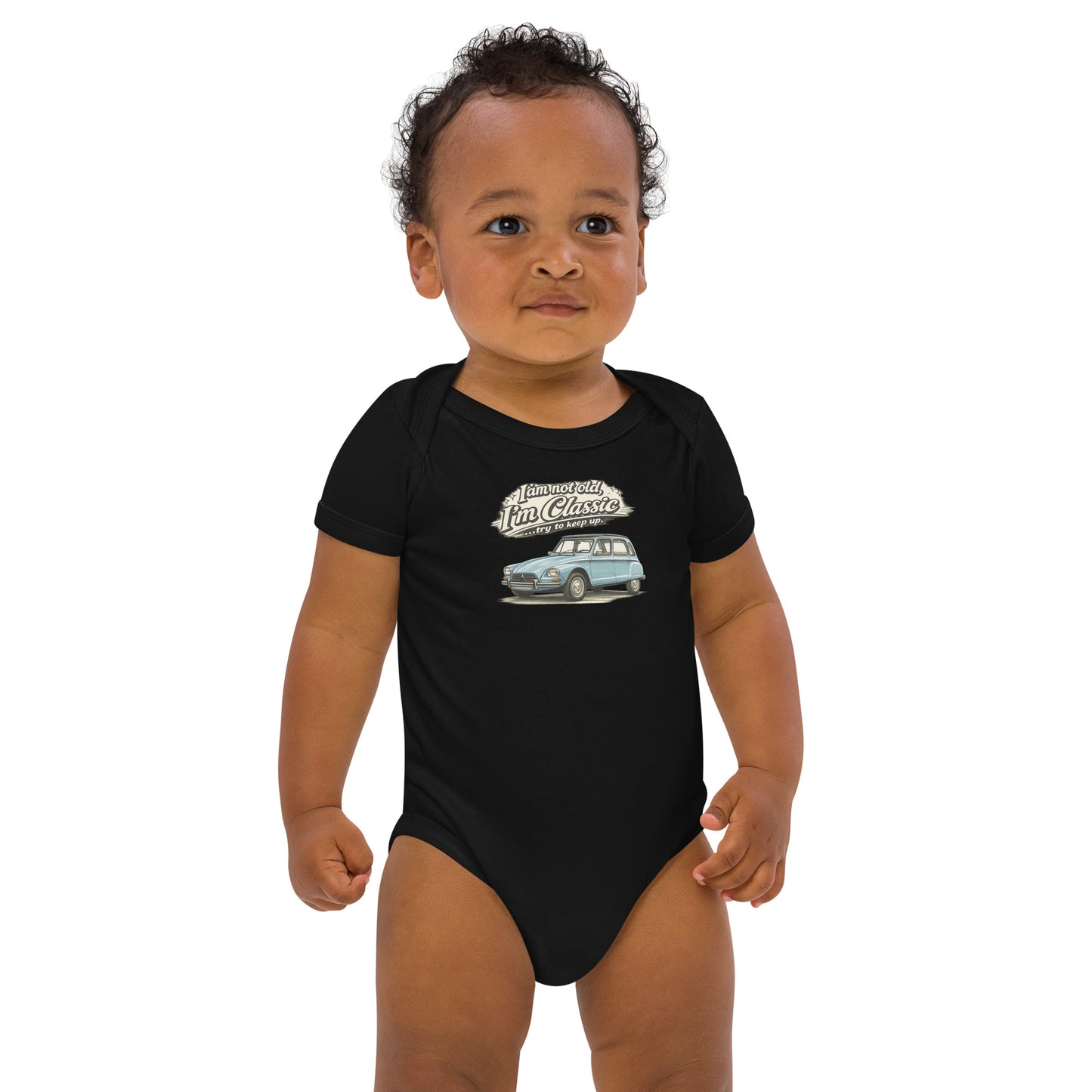 Citroën Dyane Baby Bodysuit – “I'm Classic” Retro Illustration | Classic Collection
