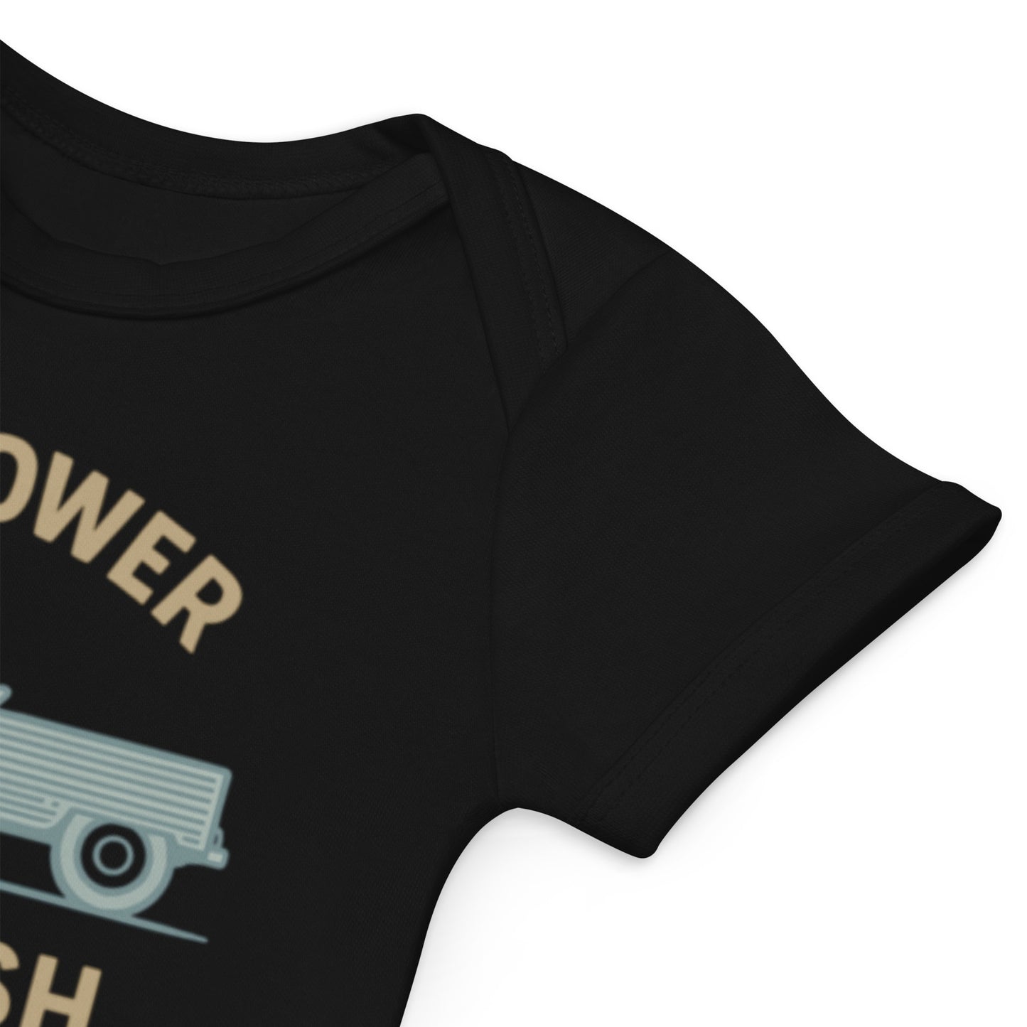 Barboteuse Bébé Bio – Citroën Méhari « No Power No Rush »