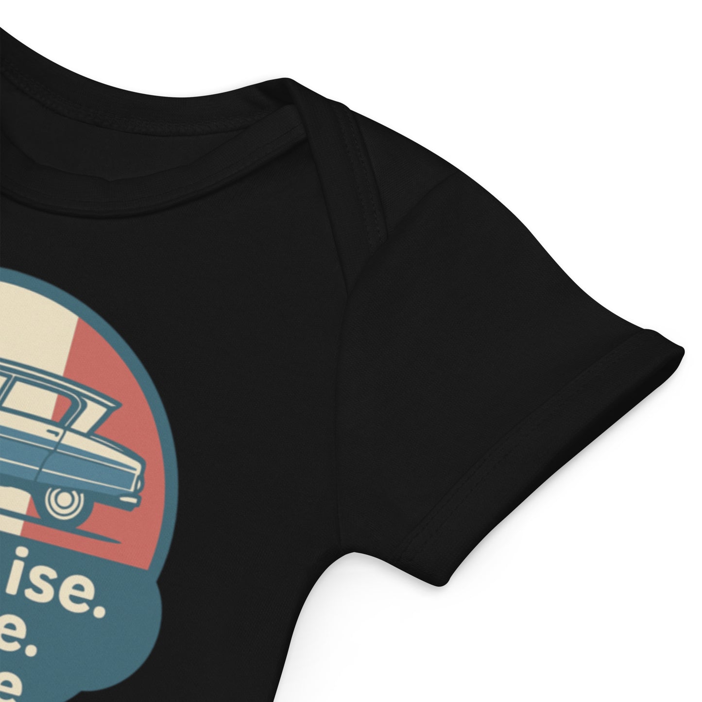 Organic Baby Romper – Citroën Ami 6 “Française. Bizarre. Géniale.”