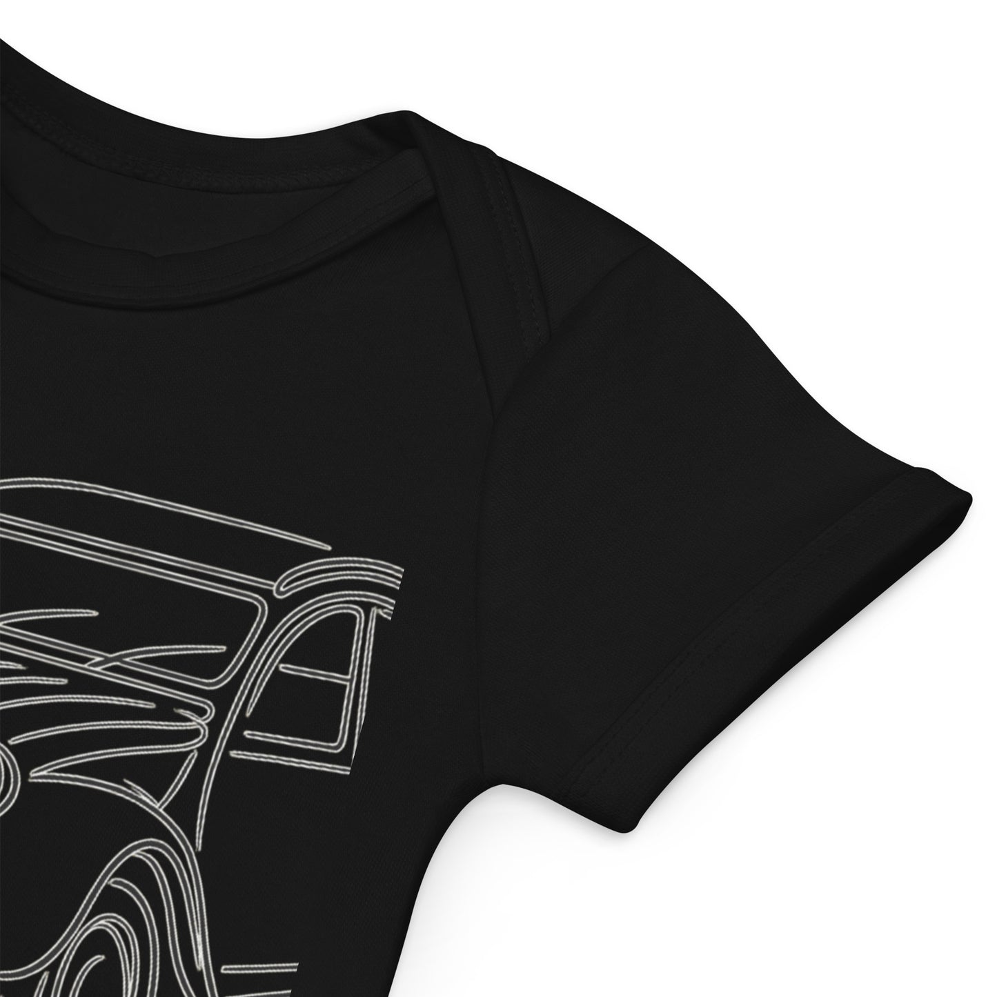 Baby Romper "2CV Line Art" – Organic Cotton | Citroën 2CV Collection