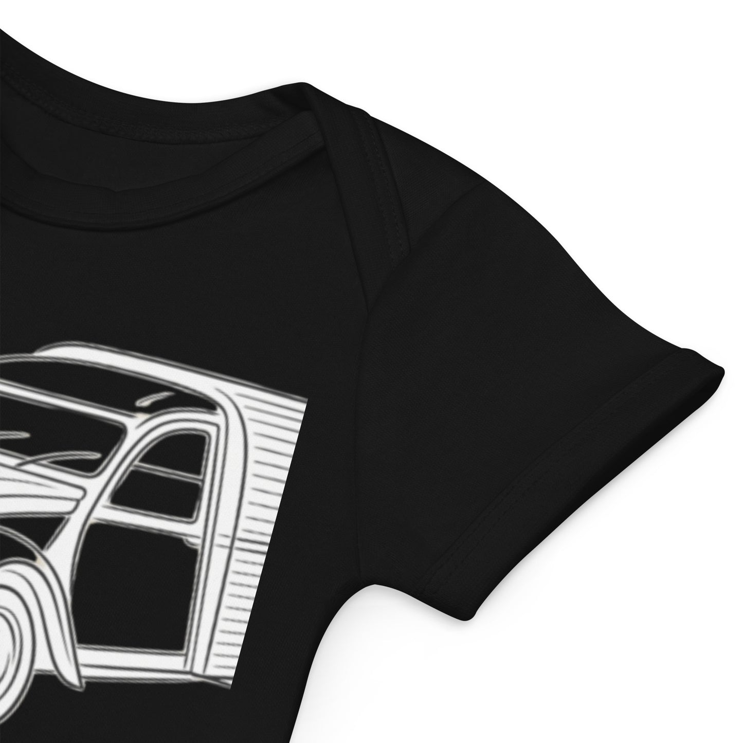Baby Romper "2CV Fourgonnette Line Art" - Organic Cotton | Citroën Fourgonnette Collection