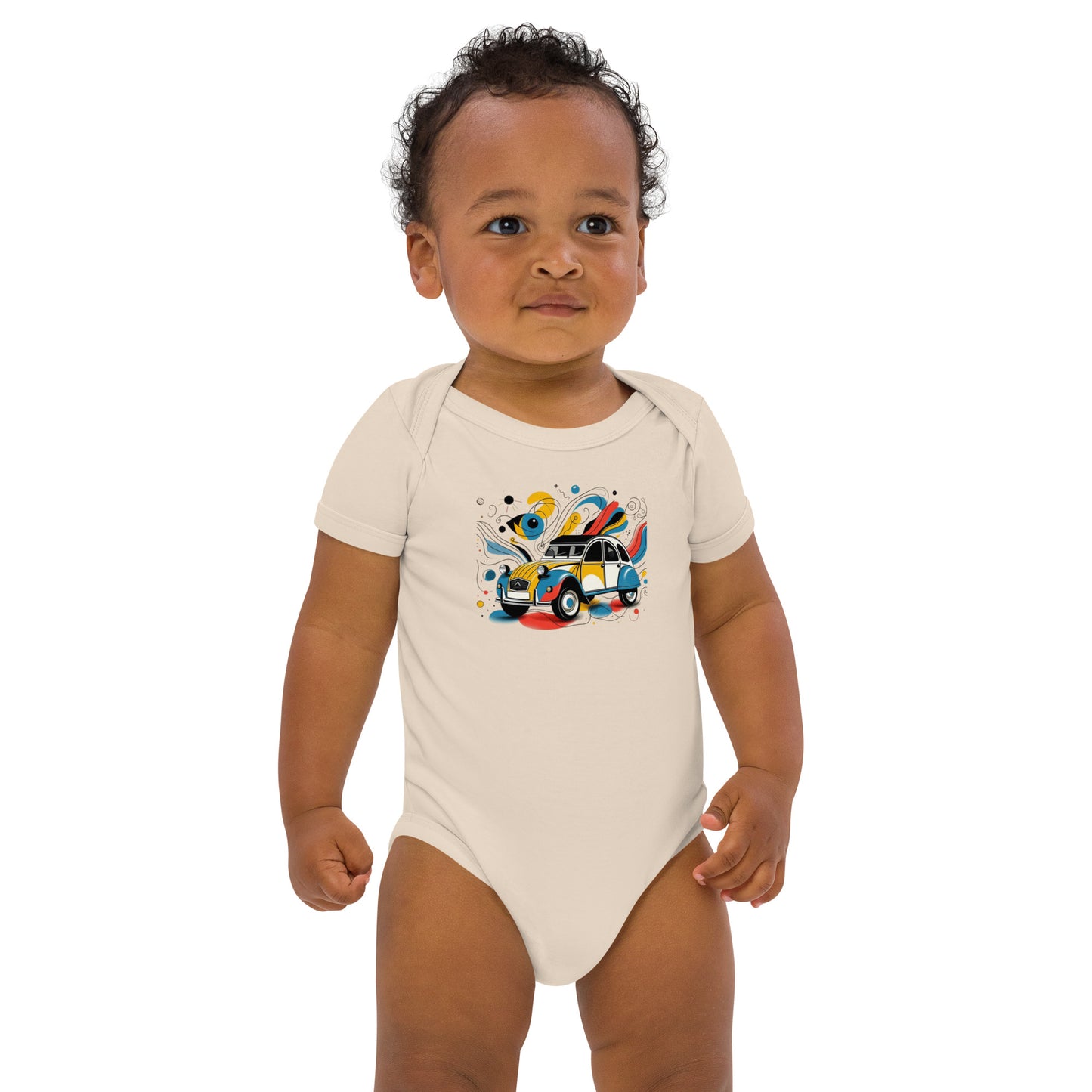 Body bébé bio – Design artistique inspiré de Joan Miró