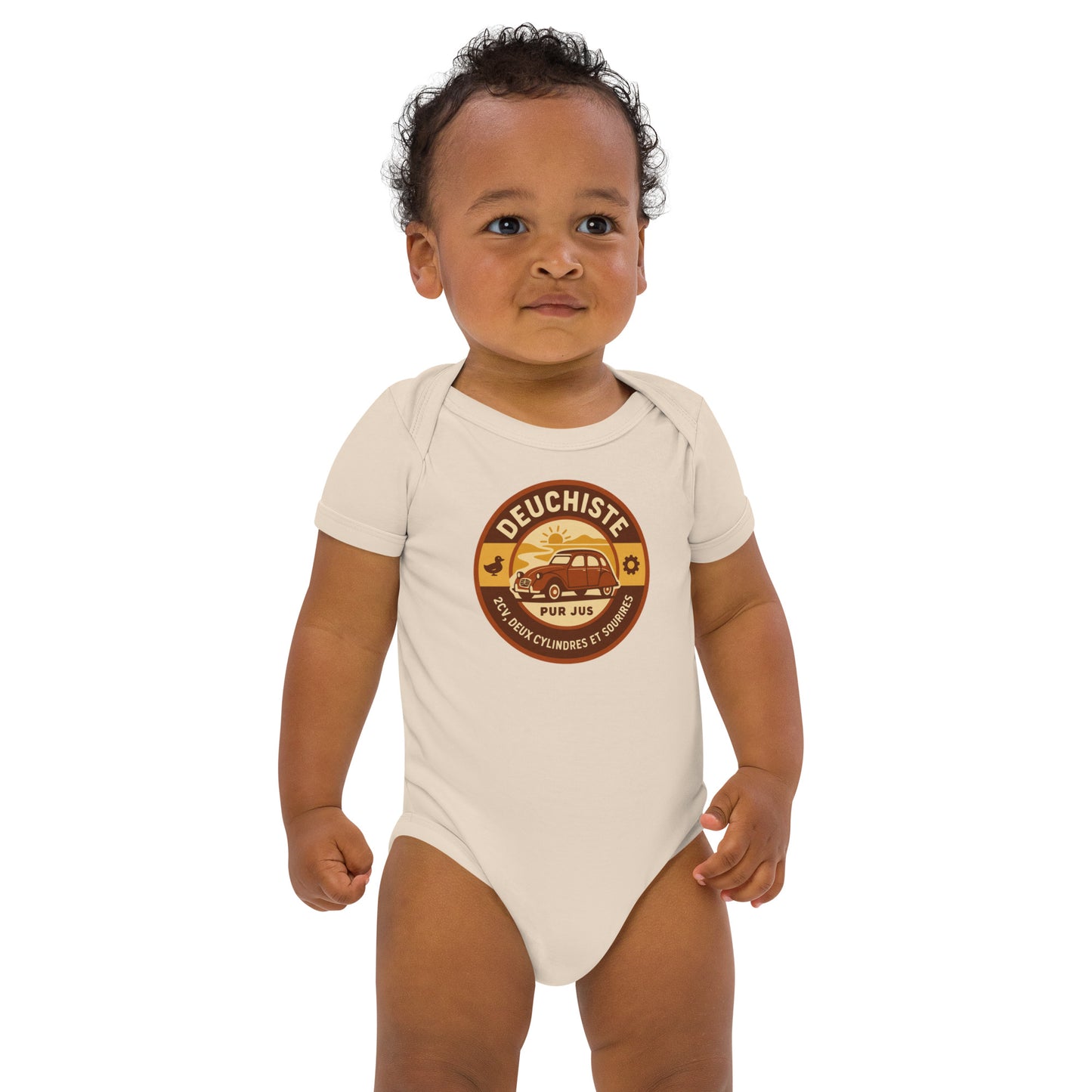 Body bébé bio – Deuchiste Pur Jus Retro Design