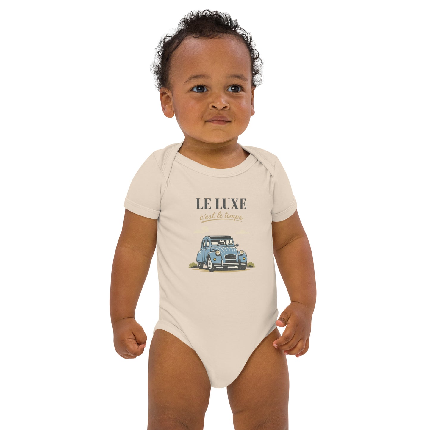 Le Luxe – Body bébé en coton bio | Collection Citroën 2CV