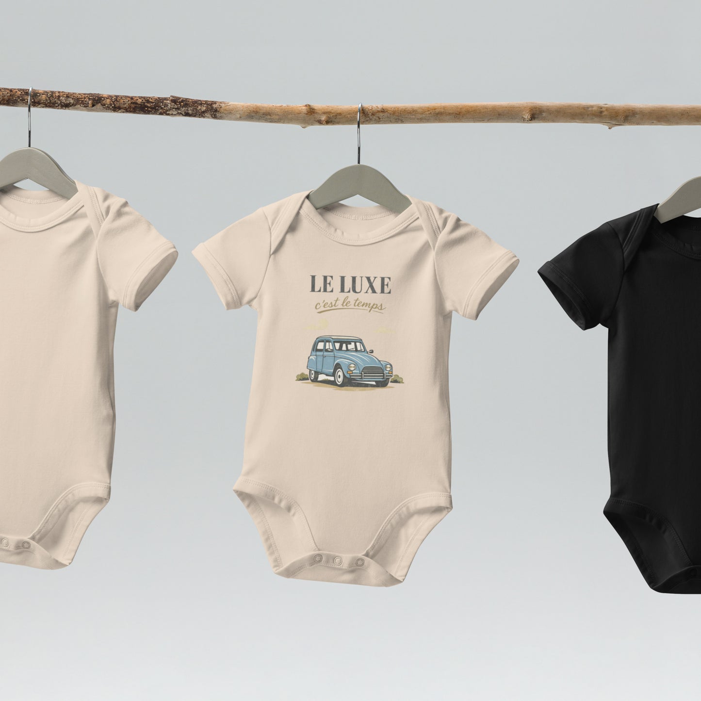Le Luxe Baby Bodysuit in Organic Cotton – Citroën Dyane | Timeless French Style