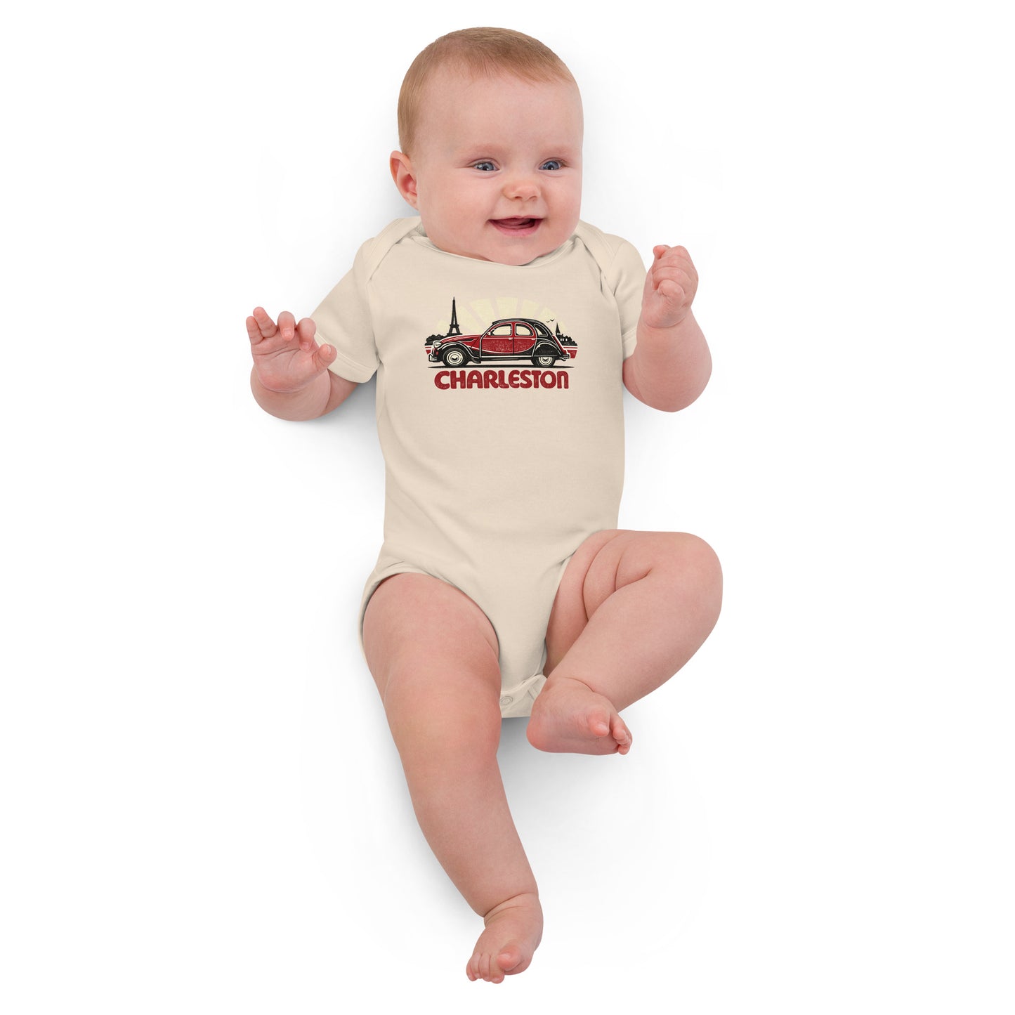 Body bébé 2CV Charleston – Design rétro | Collection spéciale