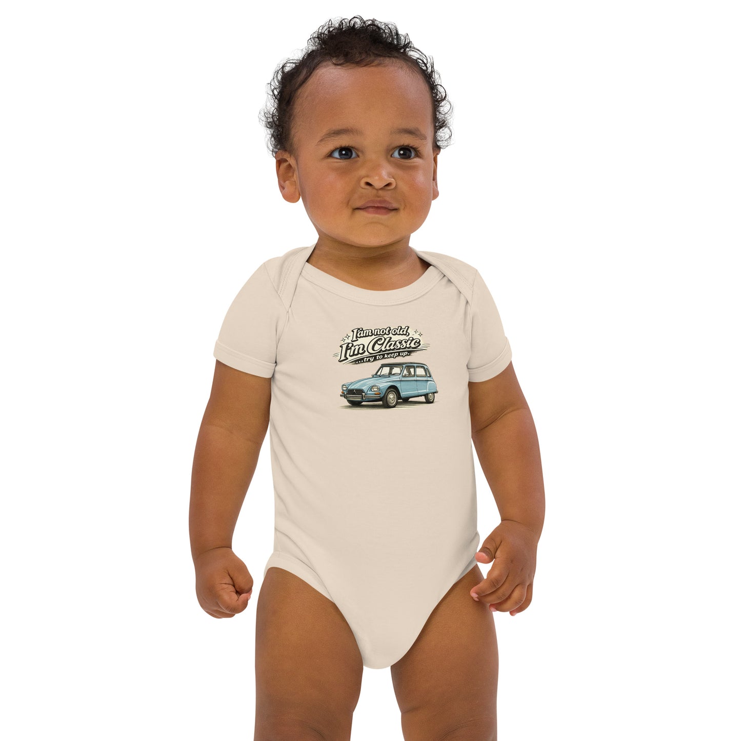 Citroën Dyane Baby Bodysuit – “I'm Classic” Retro Illustration | Classic Collection