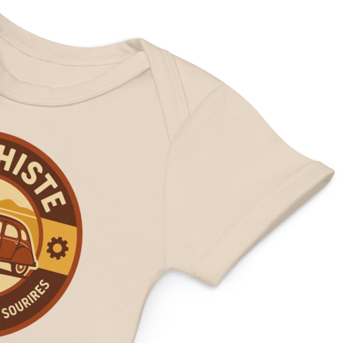 Body bébé bio – Deuchiste Pur Jus Retro Design