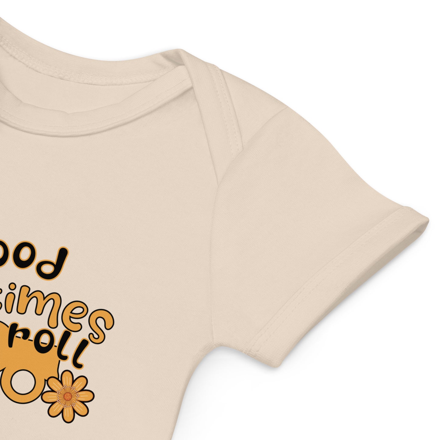 Barboteuse bébé bio – Citroën Méhari « Let the Good Times Roll »