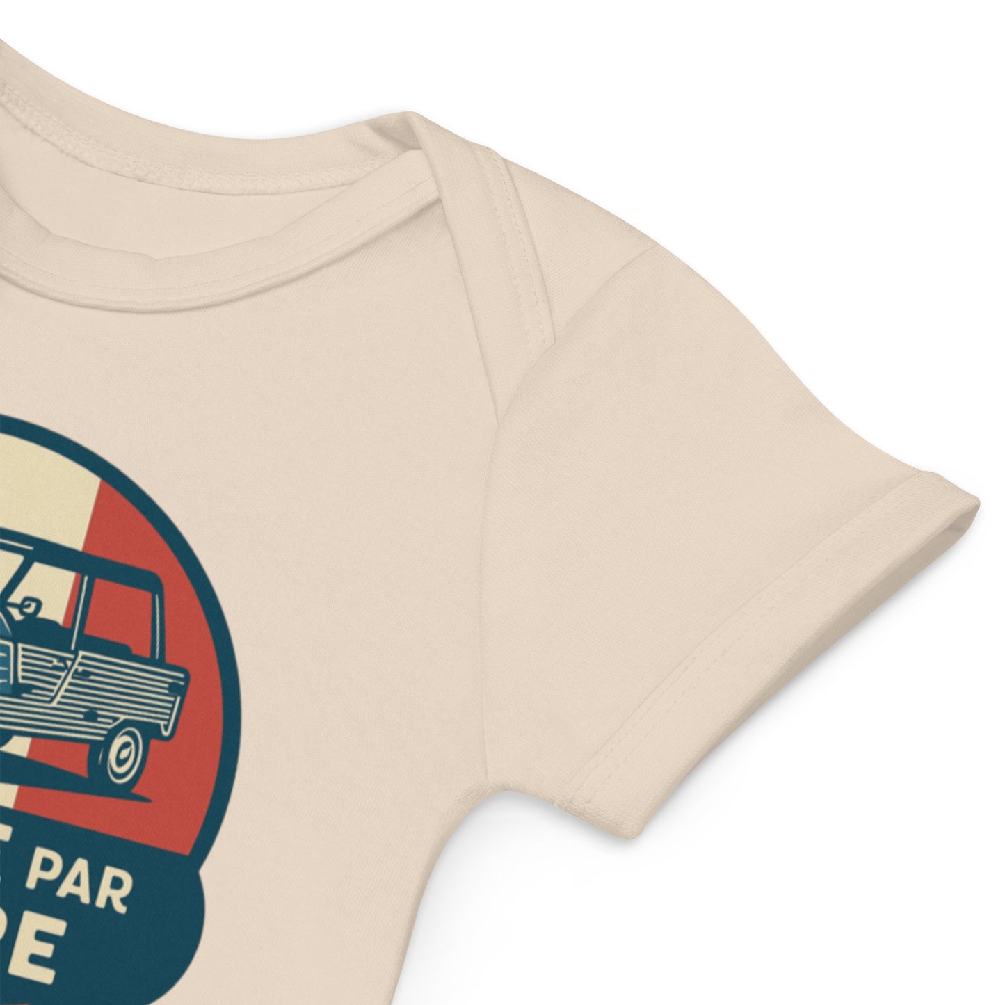 Barboteuse Bébé Bio – Citroën Méhari « Libre par Nature »