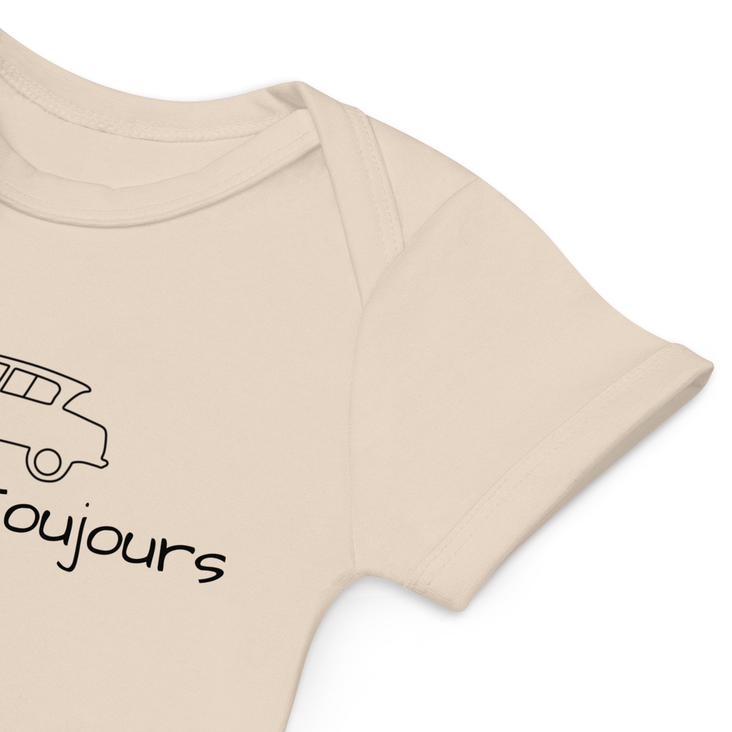 Organic Baby Romper – “L'amour Toujours”