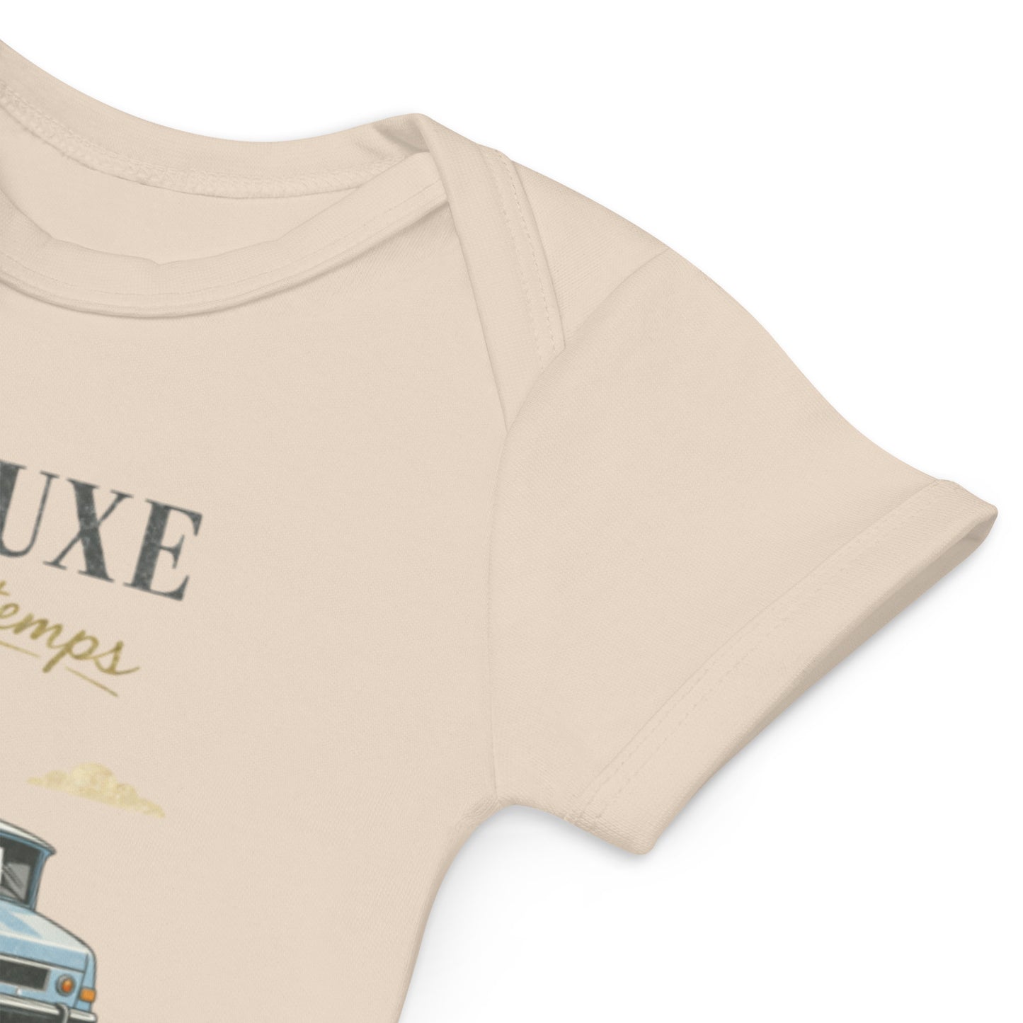 Le Body Bébé Luxe en Coton Bio – Citroën Ami 6 | Charme Rétro Français Ludique