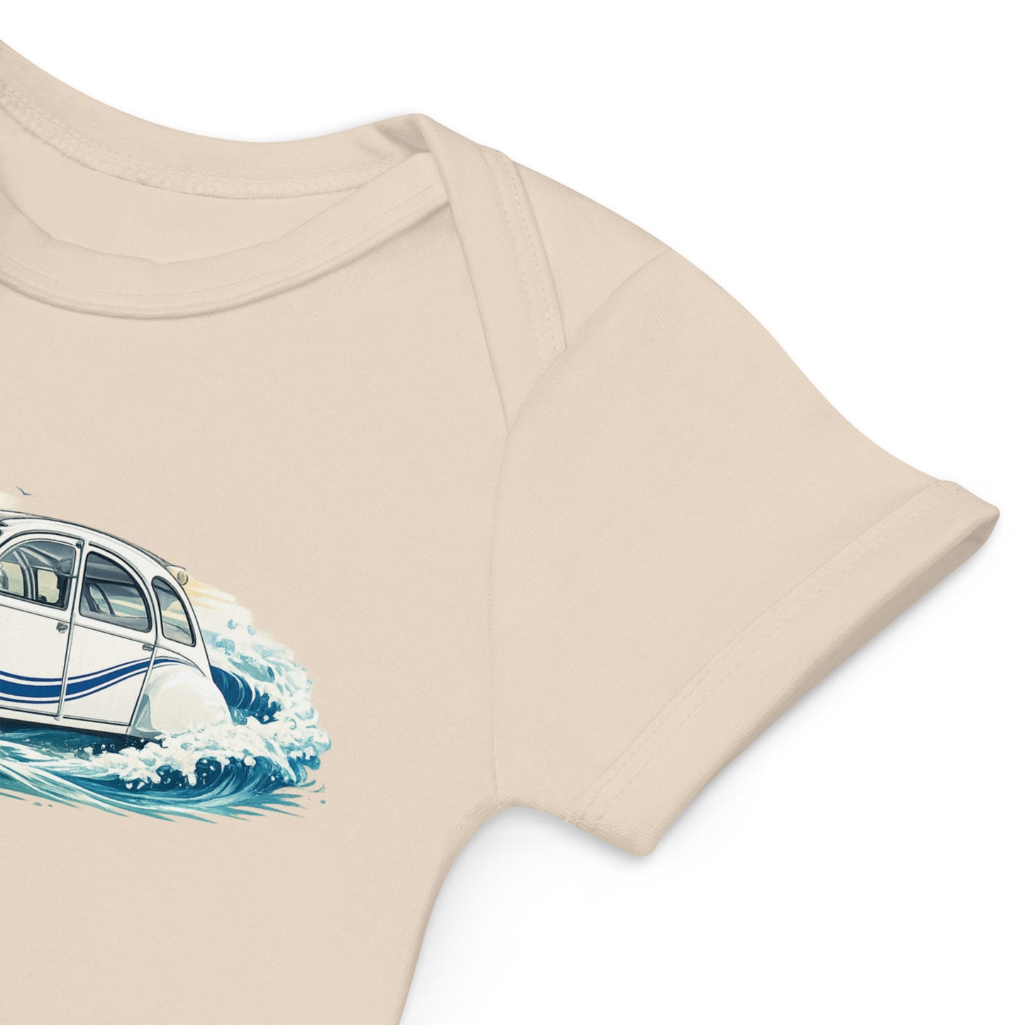 Citroën 2CV France 3 Baby Bodysuit – Nautical Retro Illustration | Specials Collection