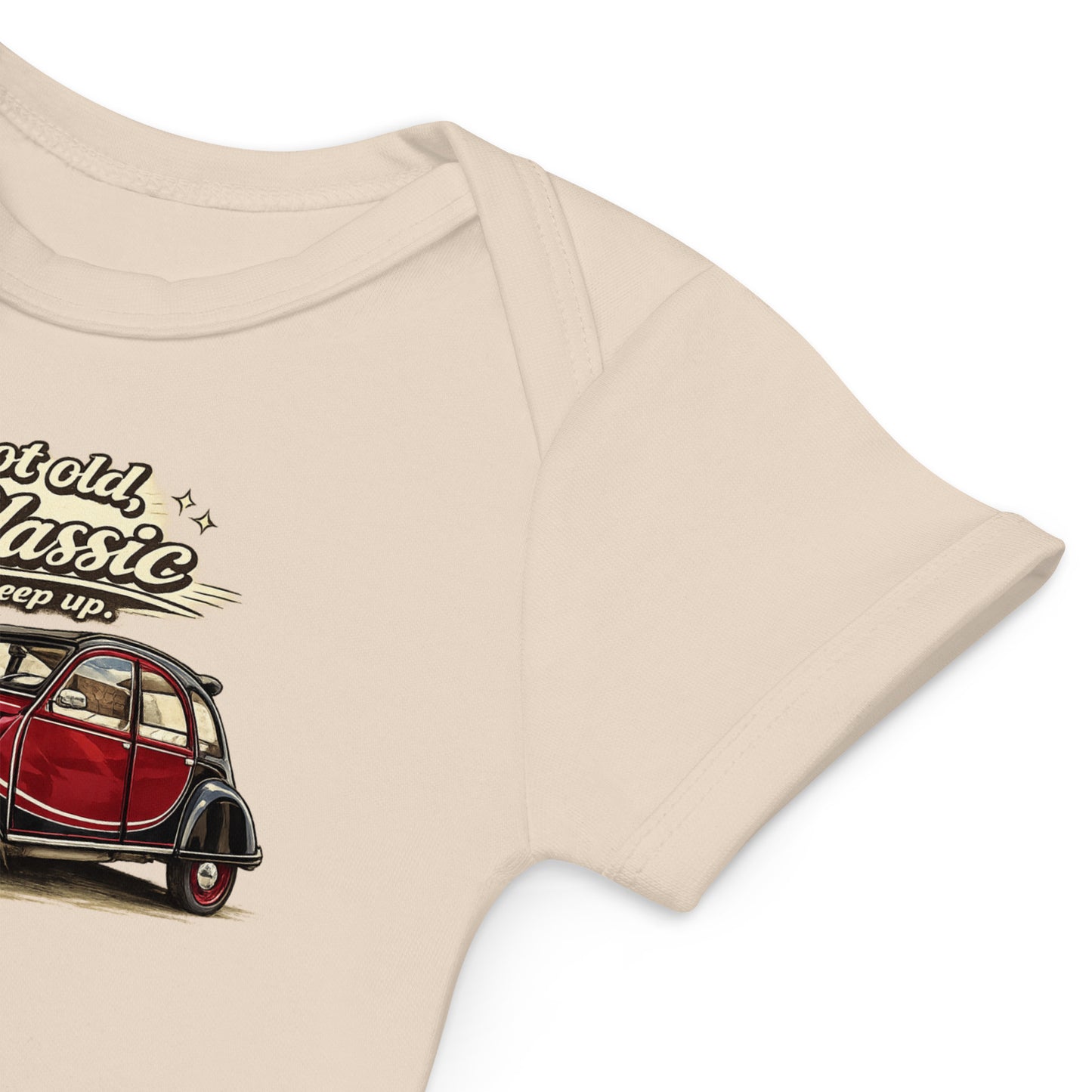 Baby Bodysuit 2CV Charleston – “I’m Classic” Retro Illustratie | Classic Collectie