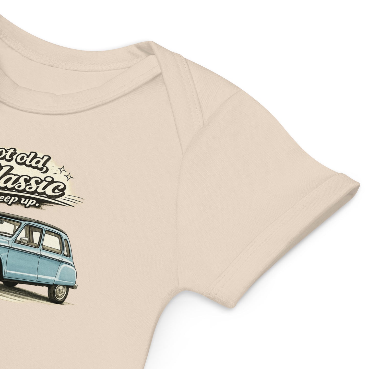 Citroën Dyane Baby Bodysuit – “I'm Classic” Retro Illustration | Classic Collection