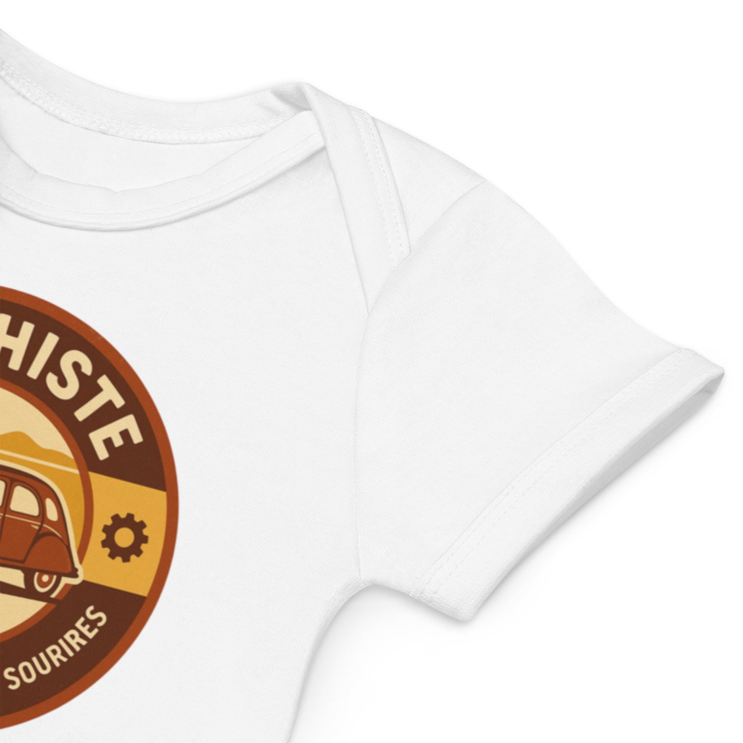 Body bébé bio – Deuchiste Pur Jus Retro Design