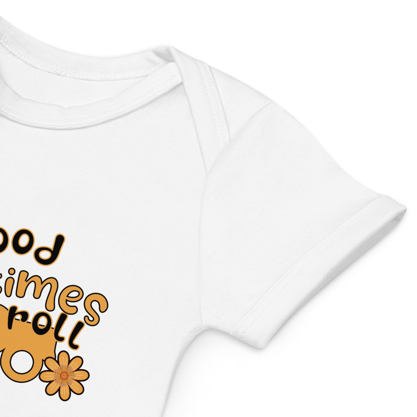 Barboteuse bébé bio – Citroën Méhari « Let the Good Times Roll »