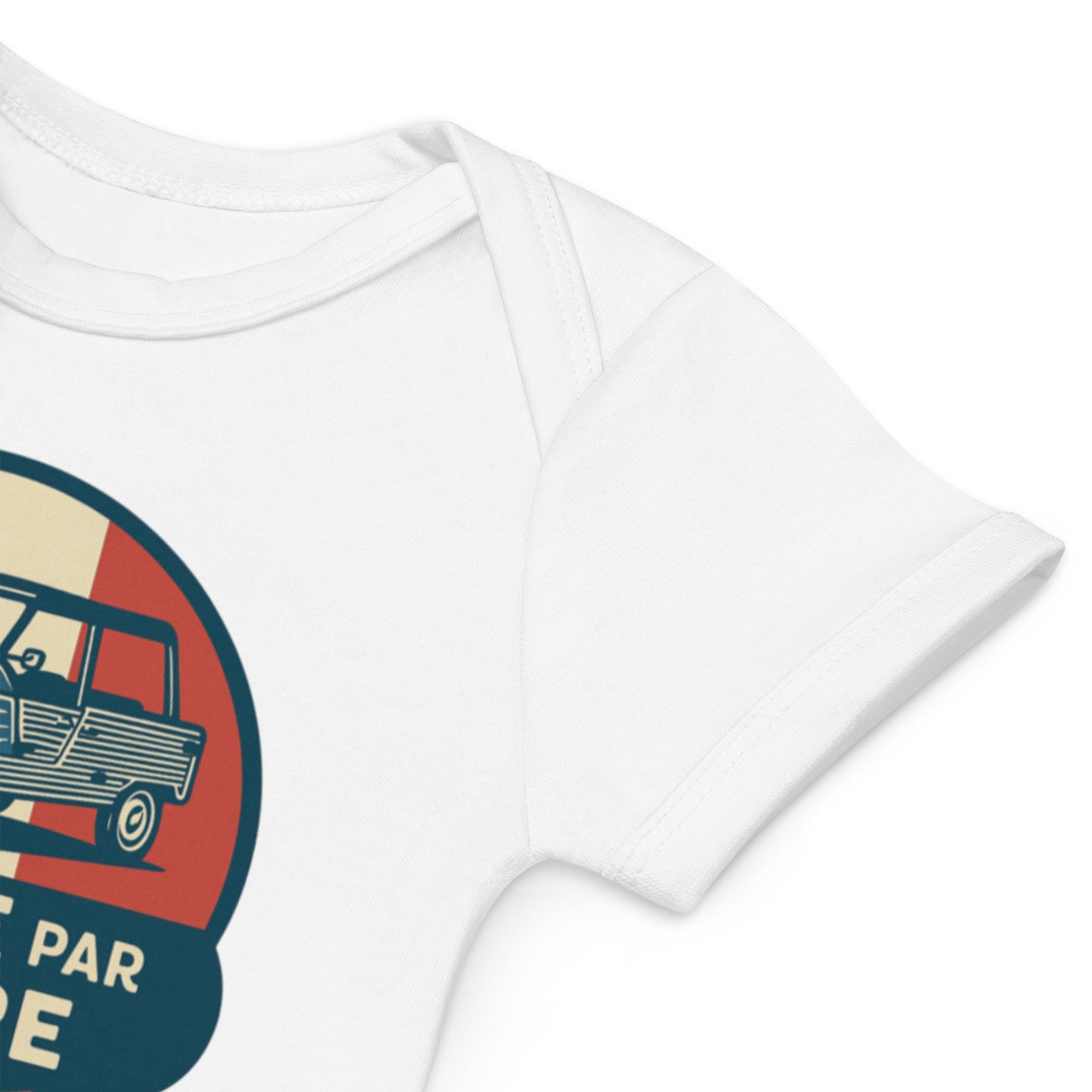 Barboteuse Bébé Bio – Citroën Méhari « Libre par Nature »