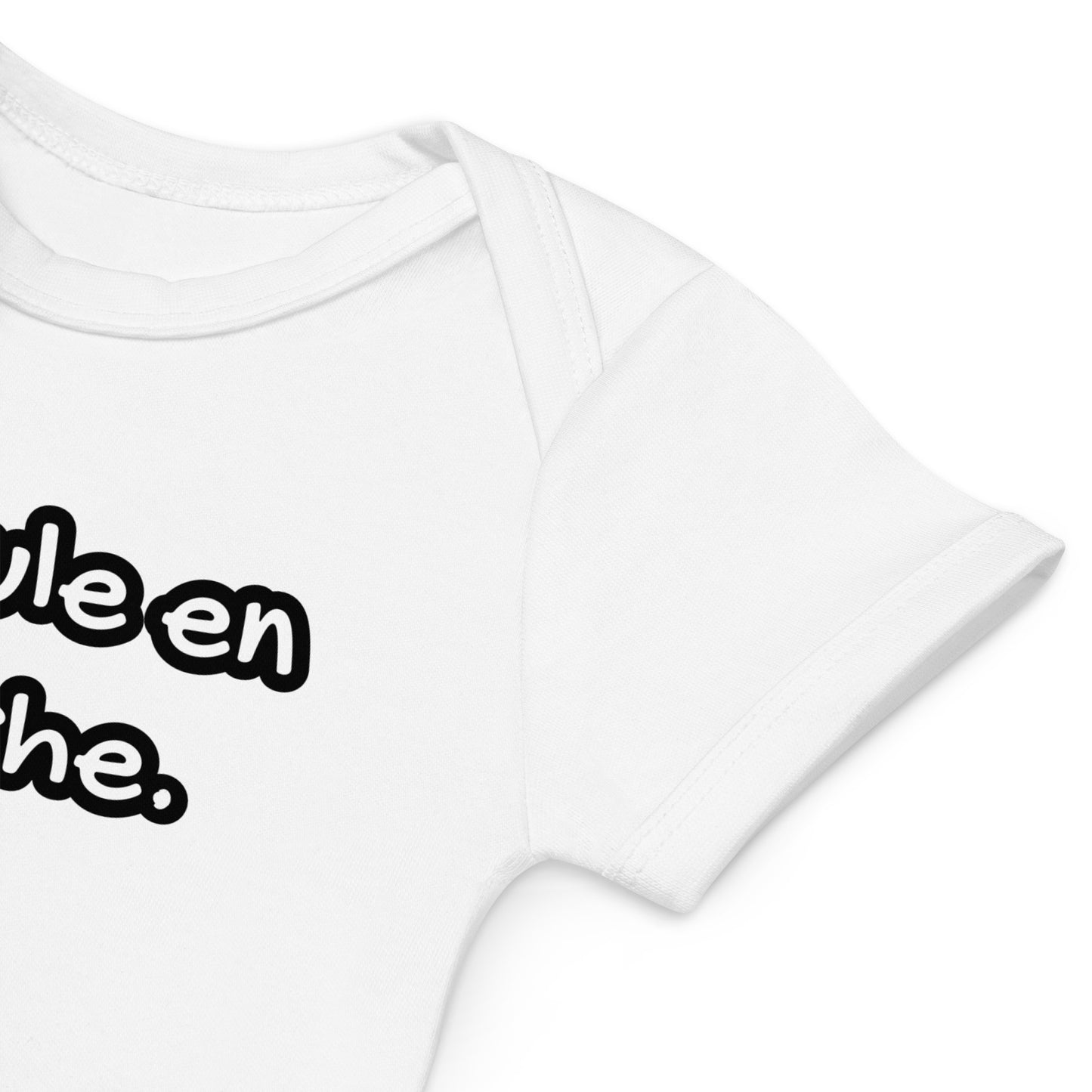 Barboteuse Bébé Bio – « Je roule en Deuche »