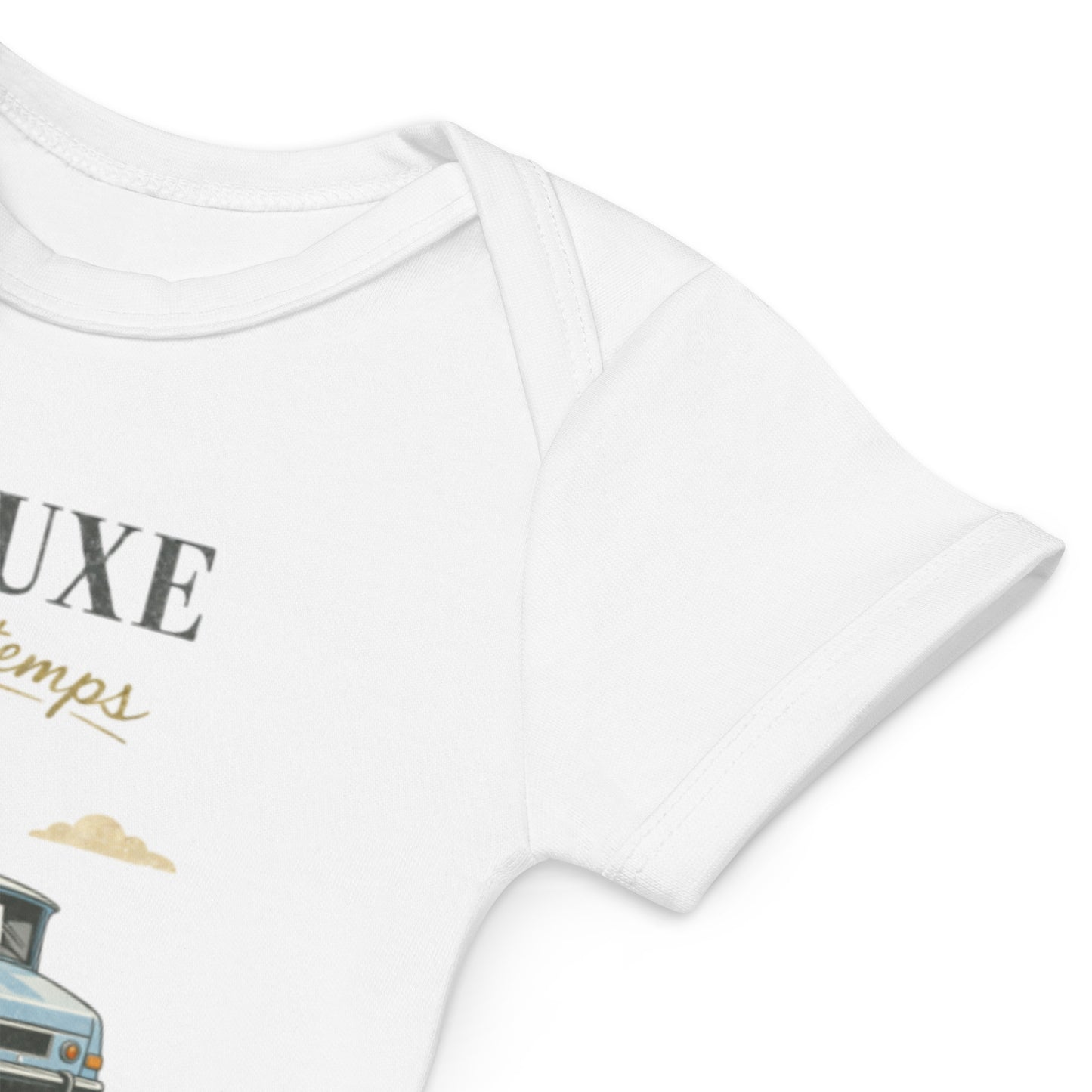 Le Body Bébé Luxe en Coton Bio – Citroën Ami 6 | Charme Rétro Français Ludique