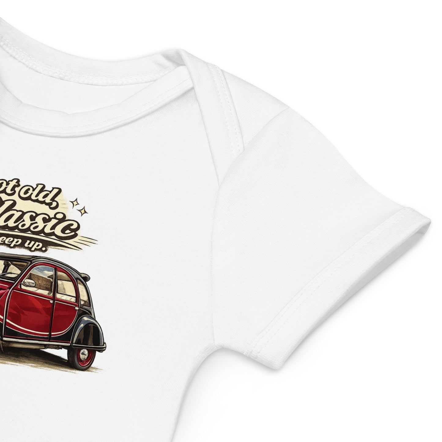 Baby Bodysuit 2CV Charleston – “I’m Classic” Retro Illustratie | Classic Collectie
