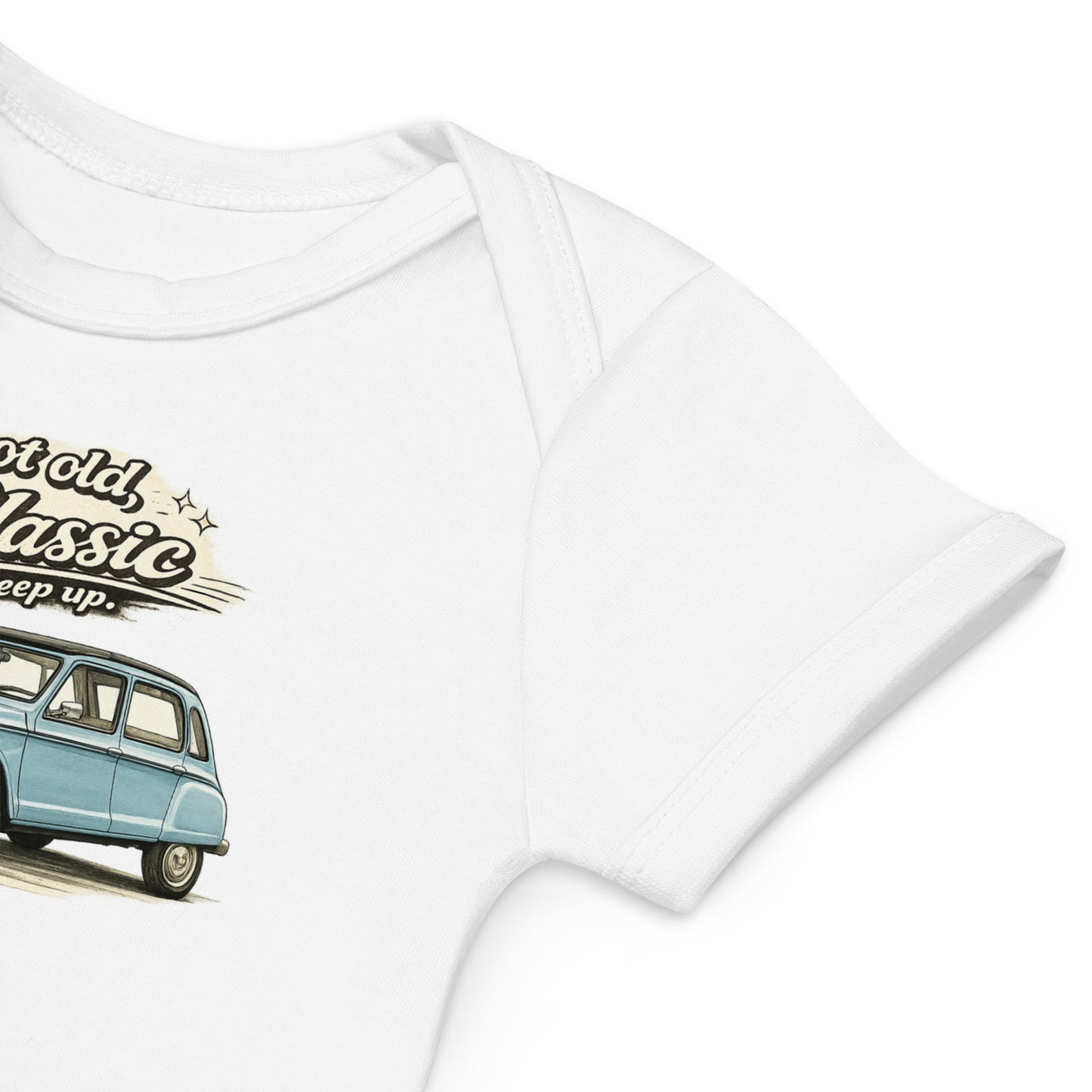 Citroën Dyane Baby Bodysuit – “I'm Classic” Retro Illustration | Classic Collection