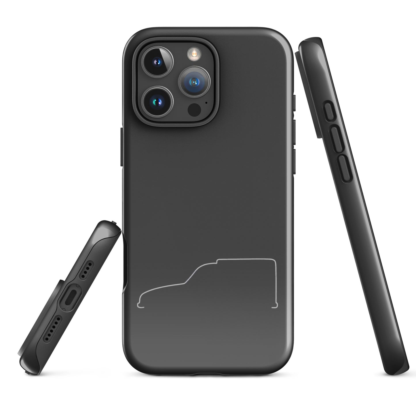 Citroën Acadiane Silhouette Tough Case for iPhone® - Minimalist Phone Case with Iconic Line Art