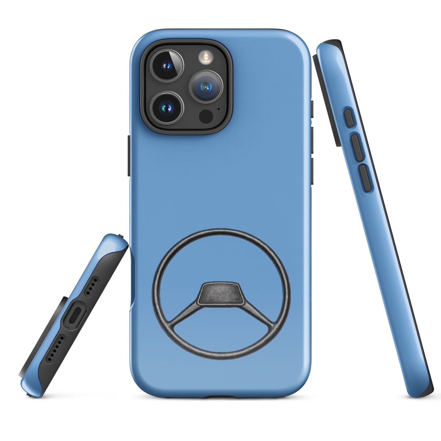 Coque robuste de volant Citroën Type A pour iPhone® – Coque de téléphone rétro pour les fans de 2CV, Dyane, Méhari et Ami
