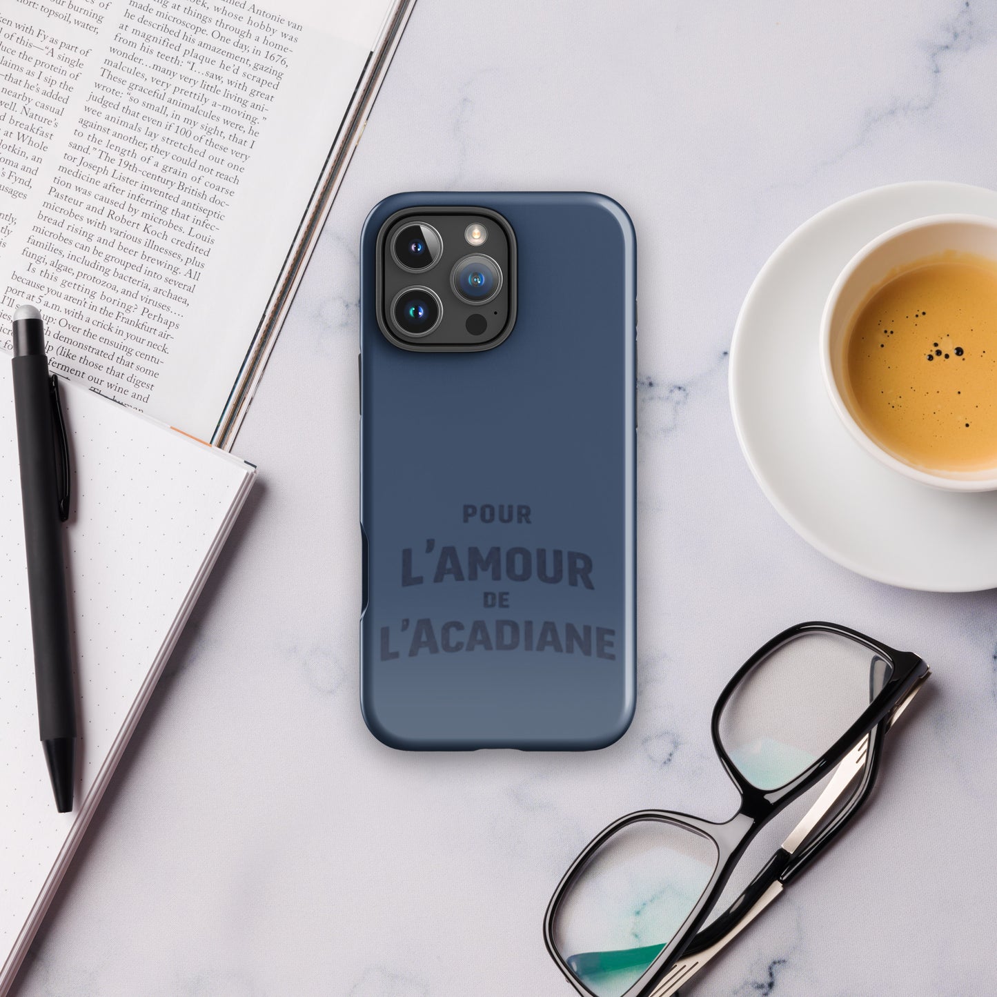 Citroën Acadiane « Pour L’amour de l’Acadiane » Coque de protection pour iPhone® – Étui de téléphone rétro pour les passionnés de voitures anciennes