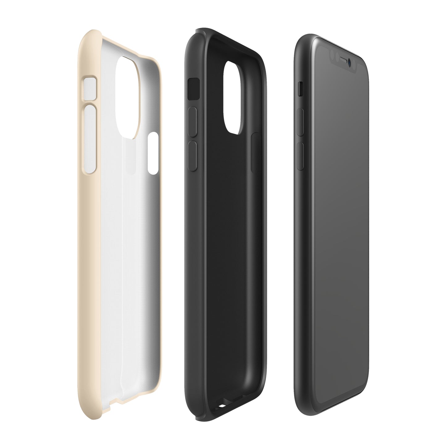Coque de téléphone iPhone Tough Case – Illustration Citroën Acadiane – Design Voiture Utilitaire Vintage « Le Luxe c’est le temps »