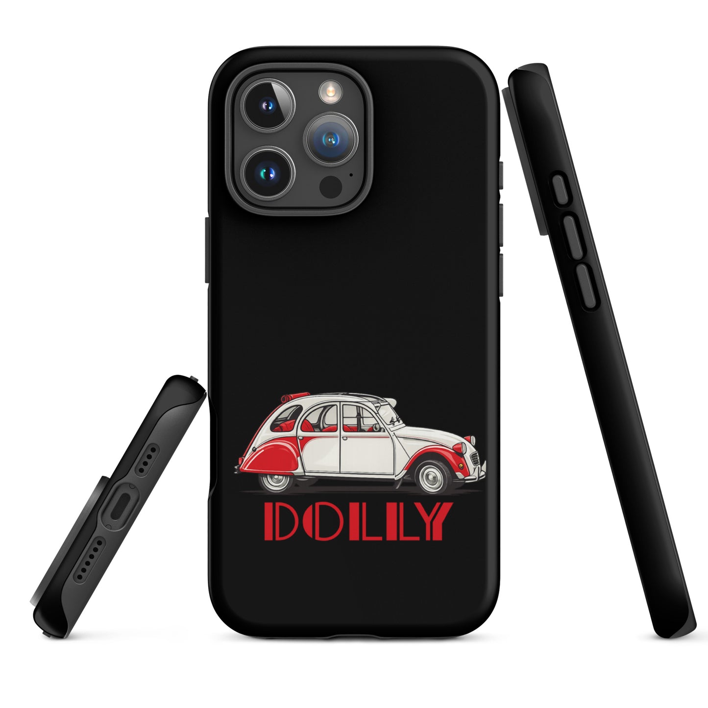 Coque de téléphone iPhone Tough Case – Coque illustration Citroën 2CV Dolly