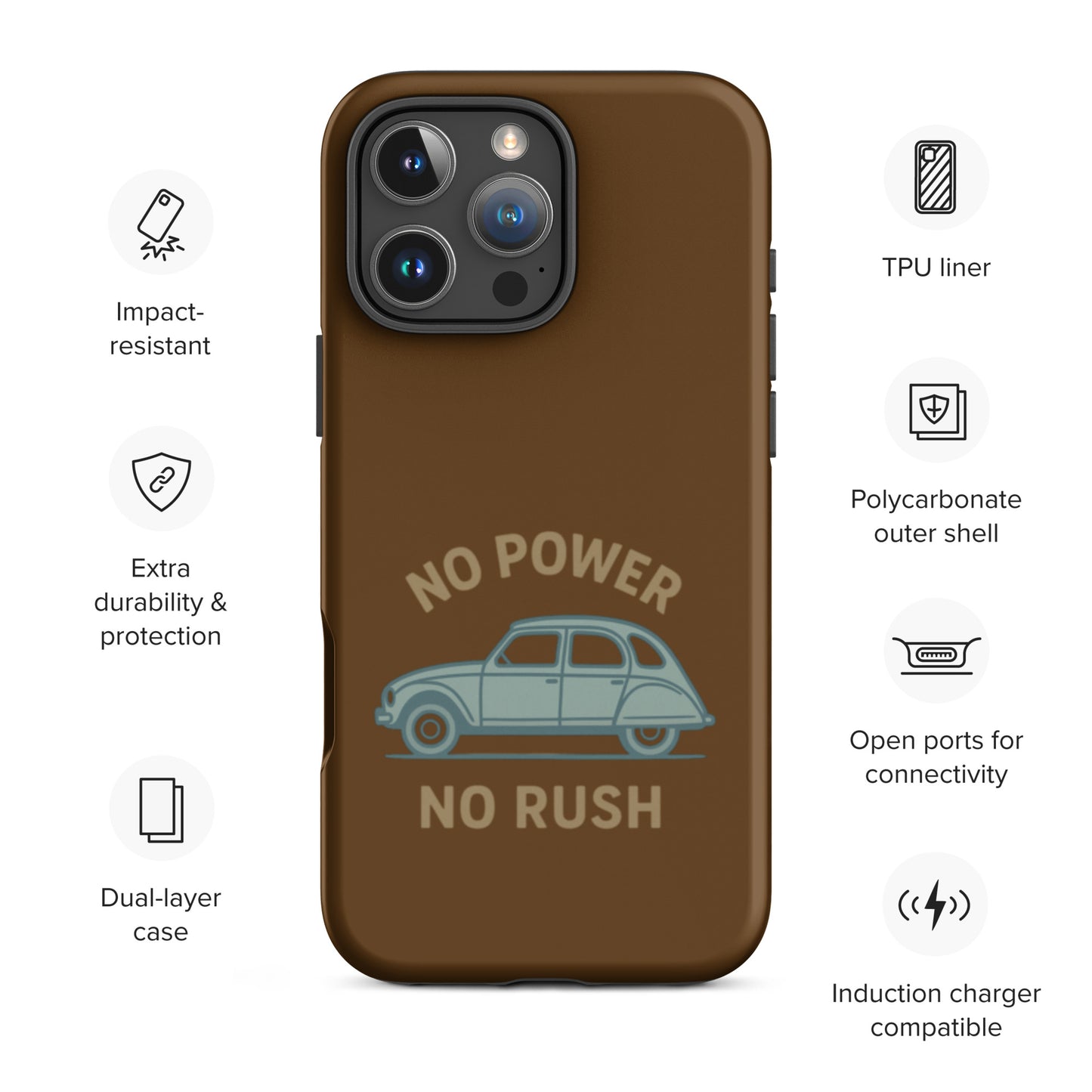 Coque de téléphone iPhone Tough Case – Étui de protection illustration design abstrait