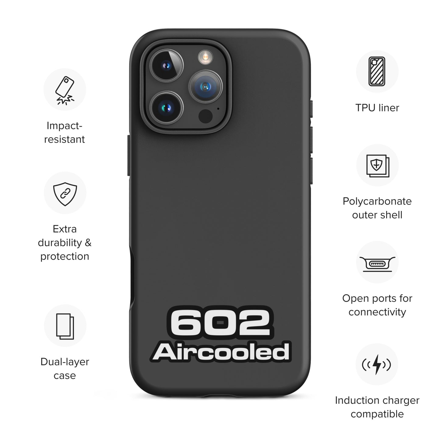 Coque de protection iPhone robuste – Coque de protection design Citroën 602 refroidie par air