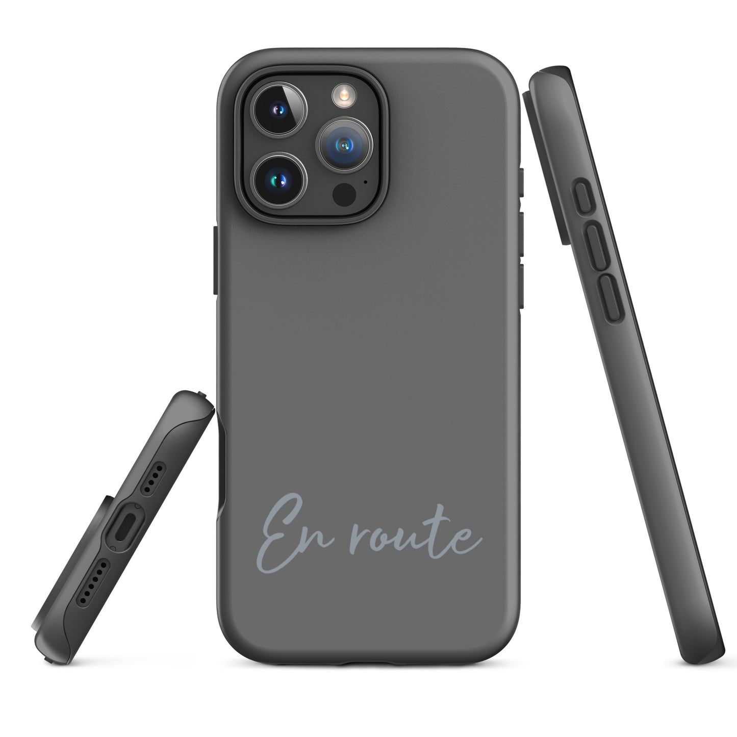 iPhone Tough Case – "En Route" Minimalist Design Phone Case