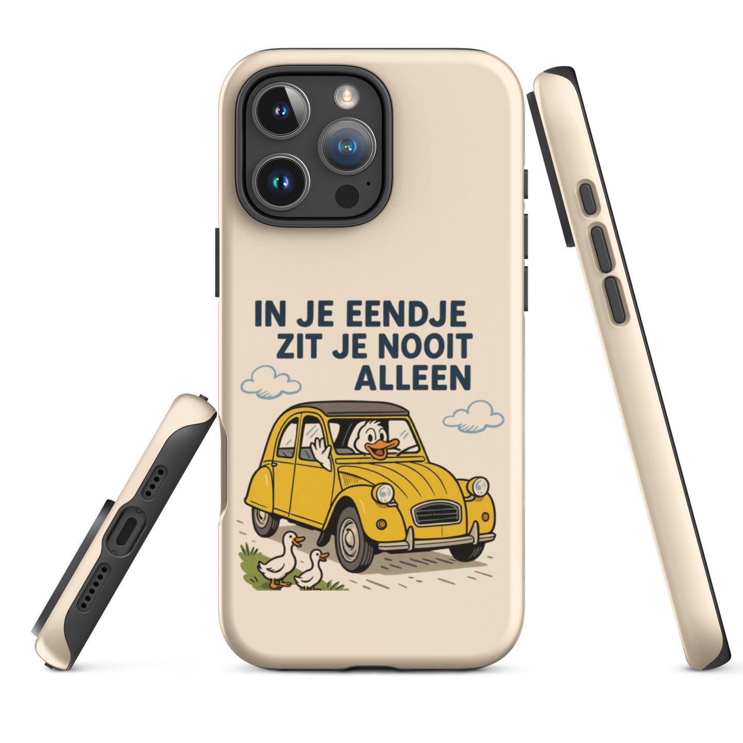 Coque iPhone Tough Case – « En 2CV, on n’est jamais seul » Coque Design 2CV