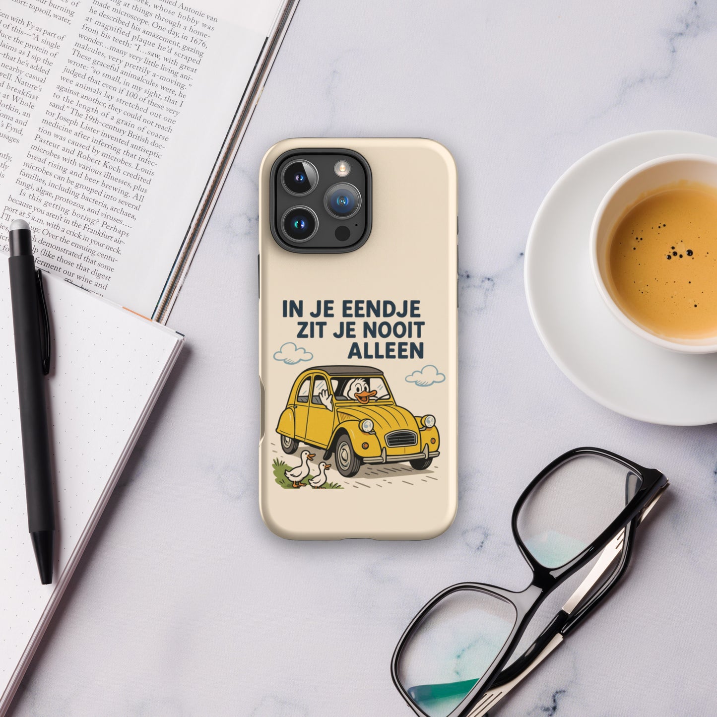 Coque iPhone Tough Case – « En 2CV, on n’est jamais seul » Coque Design 2CV