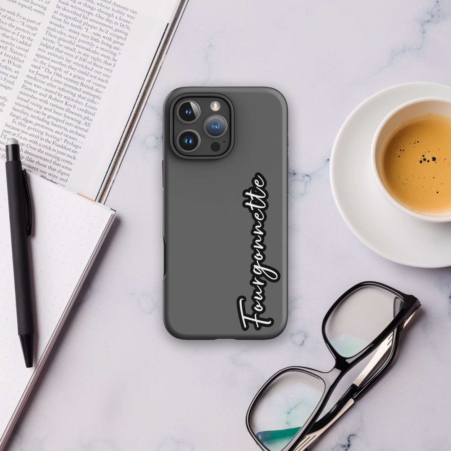 Coque iPhone Tough Case – Étui design Fourgonnette Script