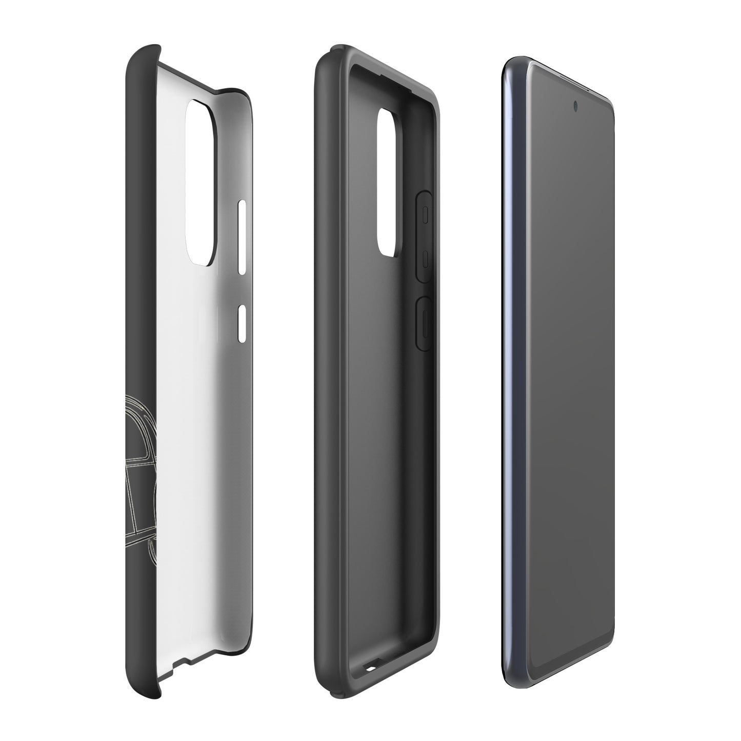 Coque Robuste Citroën 2CV pour Samsung® – Coque de Téléphone Minimaliste avec Dessin au Trait Iconique
