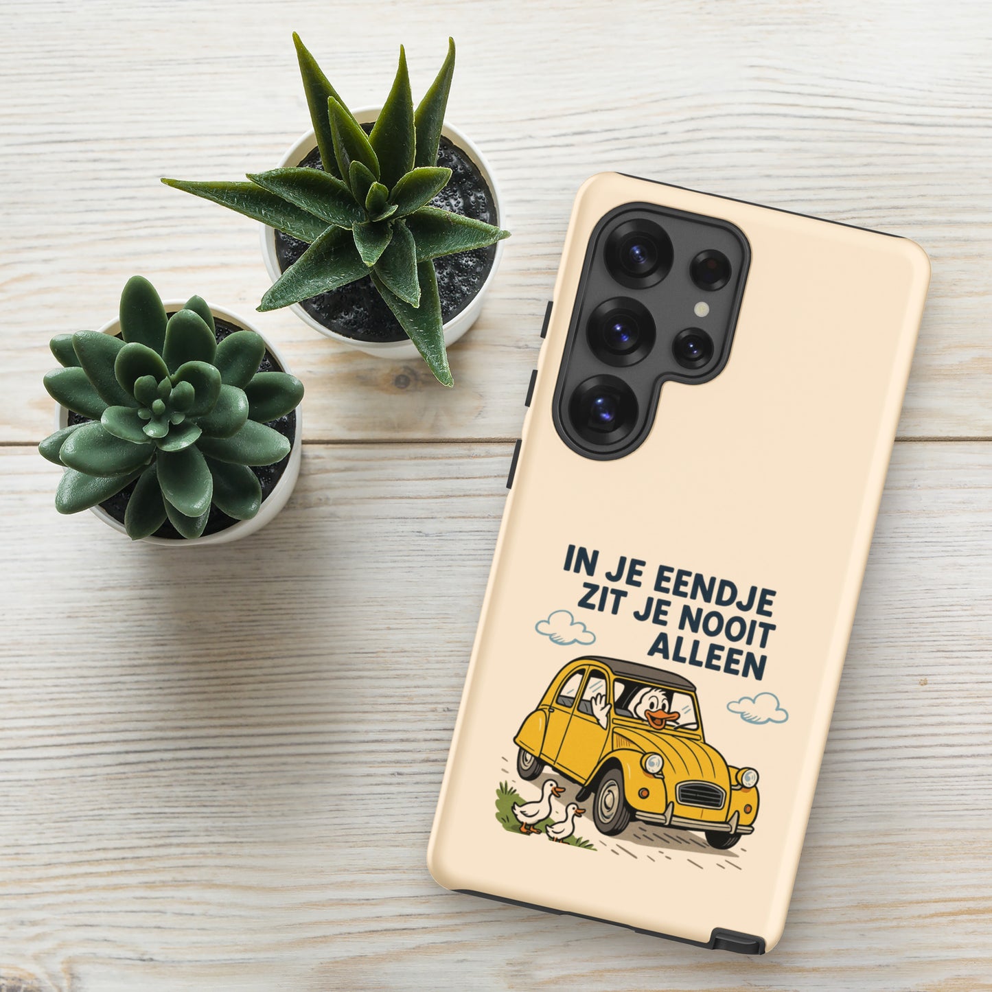 Coque de téléphone Samsung Tough Case – « Tu n'es jamais seul en Deudeuche » Coque design 2CV