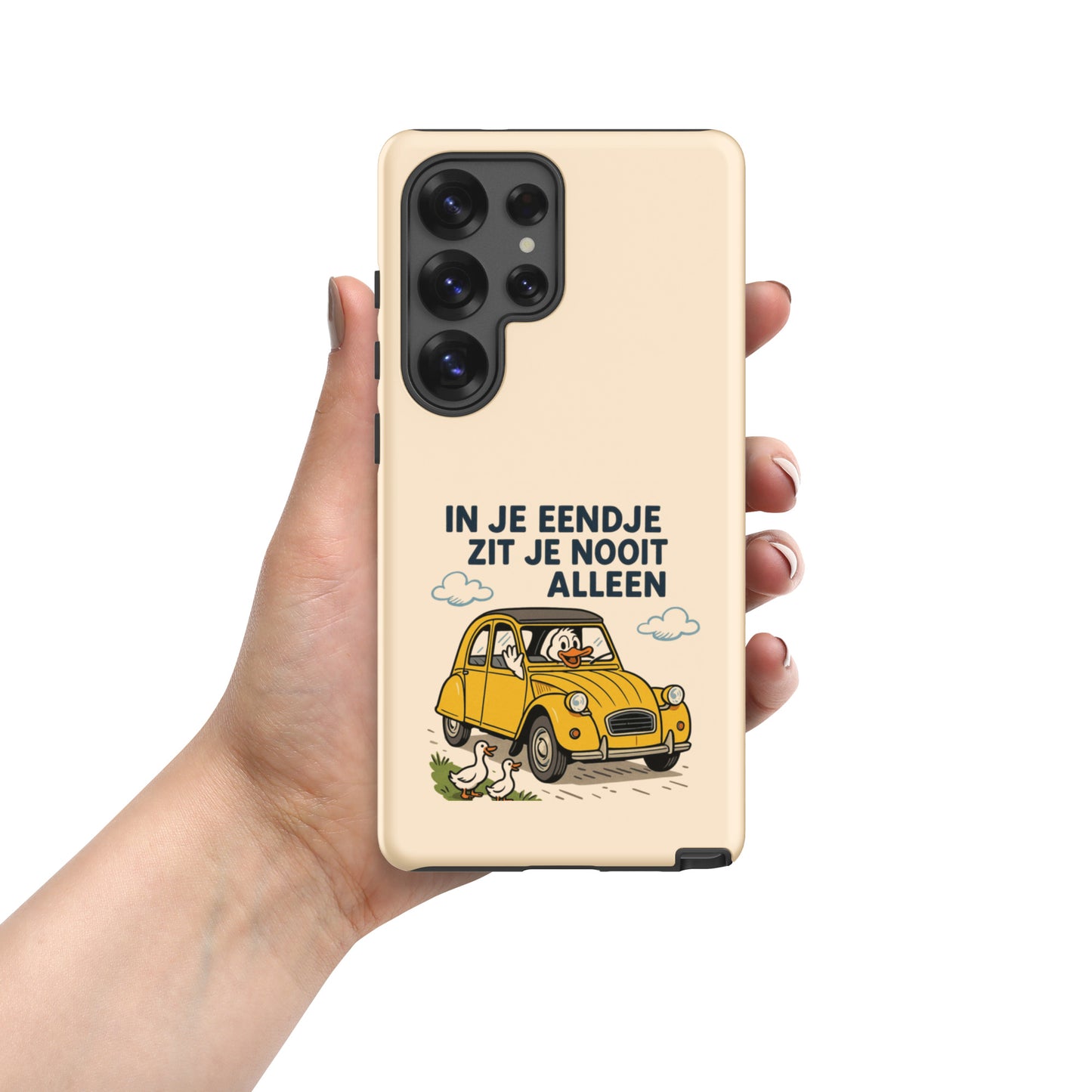 Coque de téléphone Samsung Tough Case – « Tu n'es jamais seul en Deudeuche » Coque design 2CV