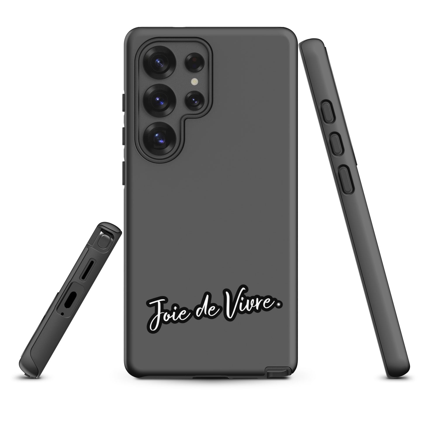 Samsung Tough Case telefoonhoesje – Joie de Vivre” Minimalistisch Design Hoesje