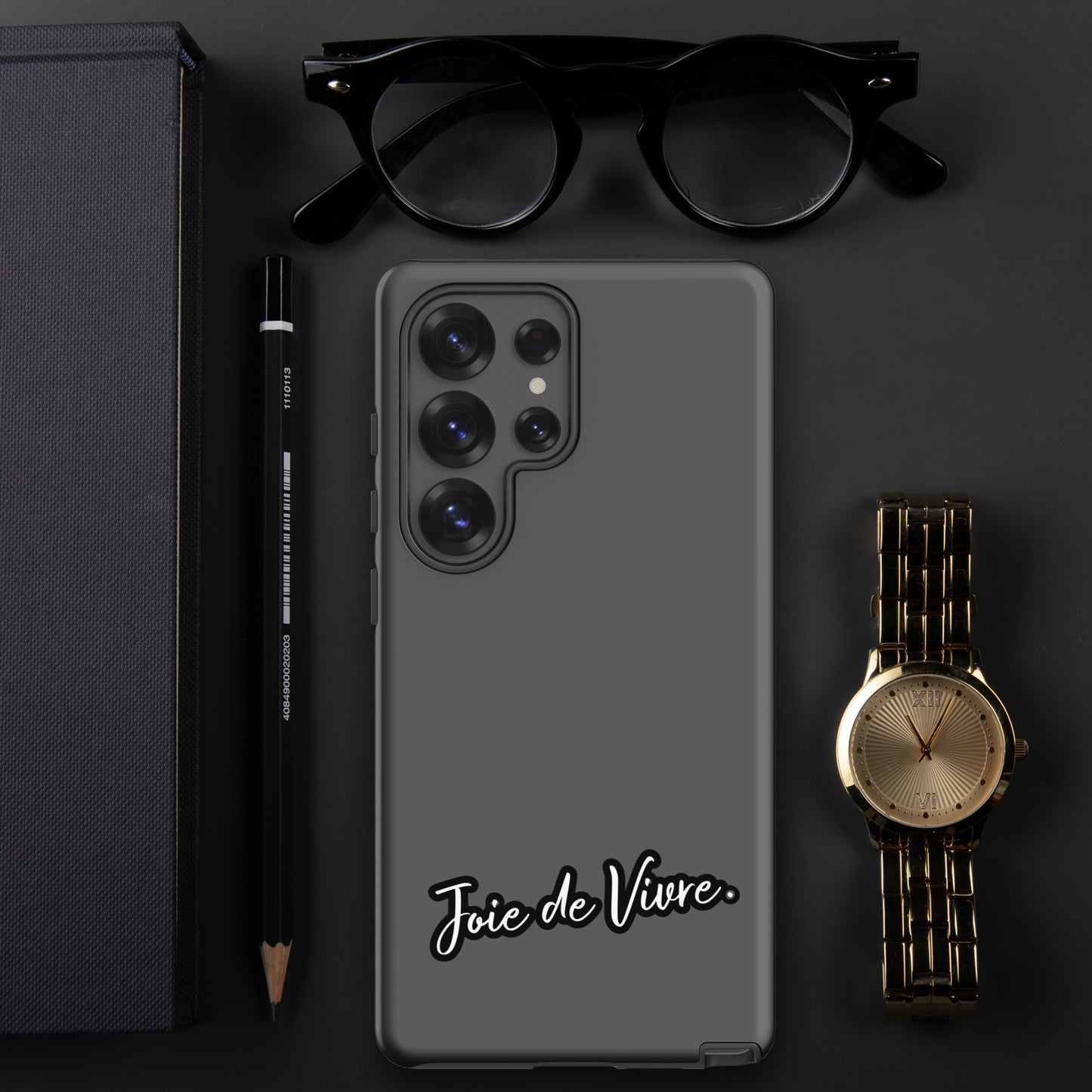Samsung Tough Case telefoonhoesje – Joie de Vivre” Minimalistisch Design Hoesje