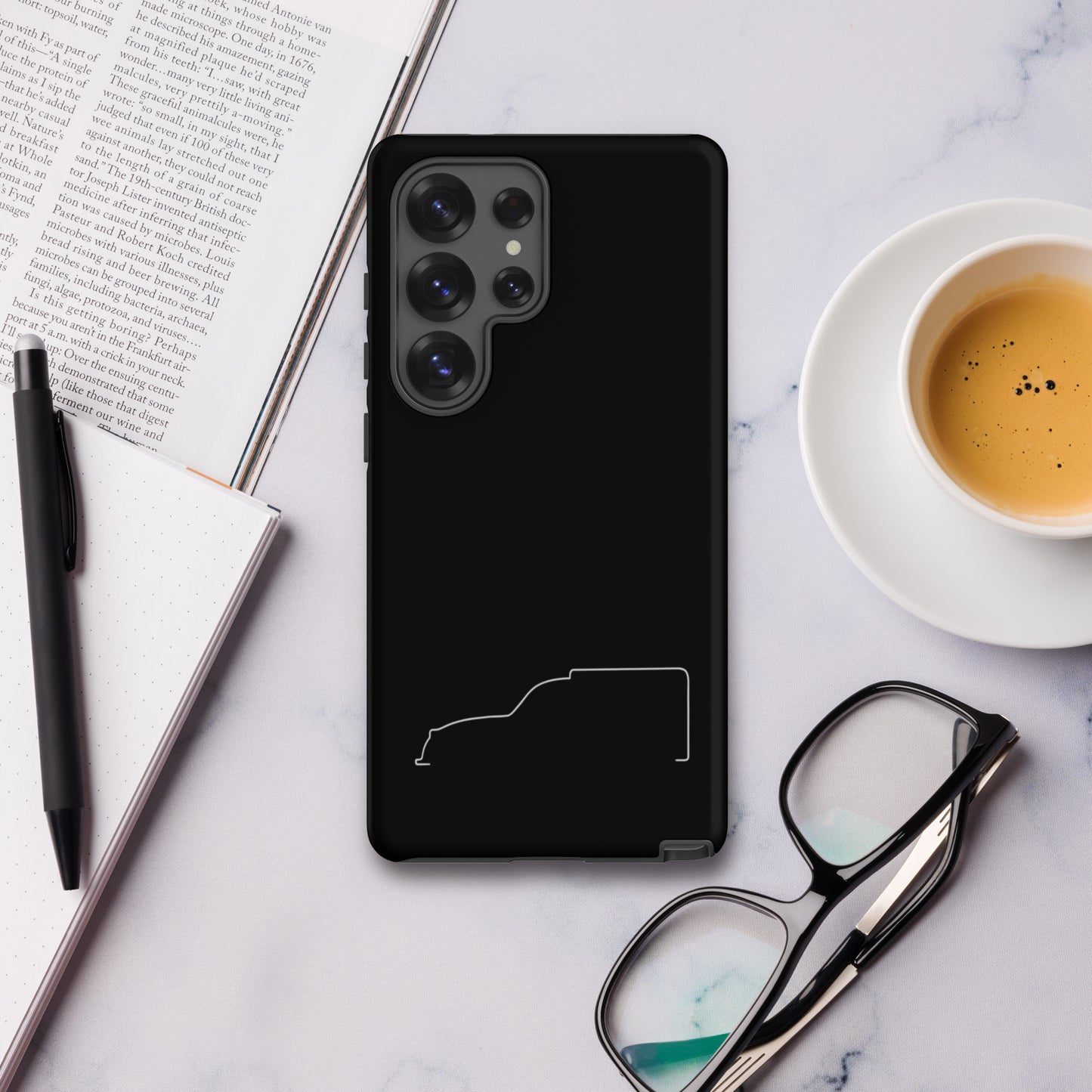 Coque de téléphone Samsung Tough Case – Étui silhouette de fourgonnette