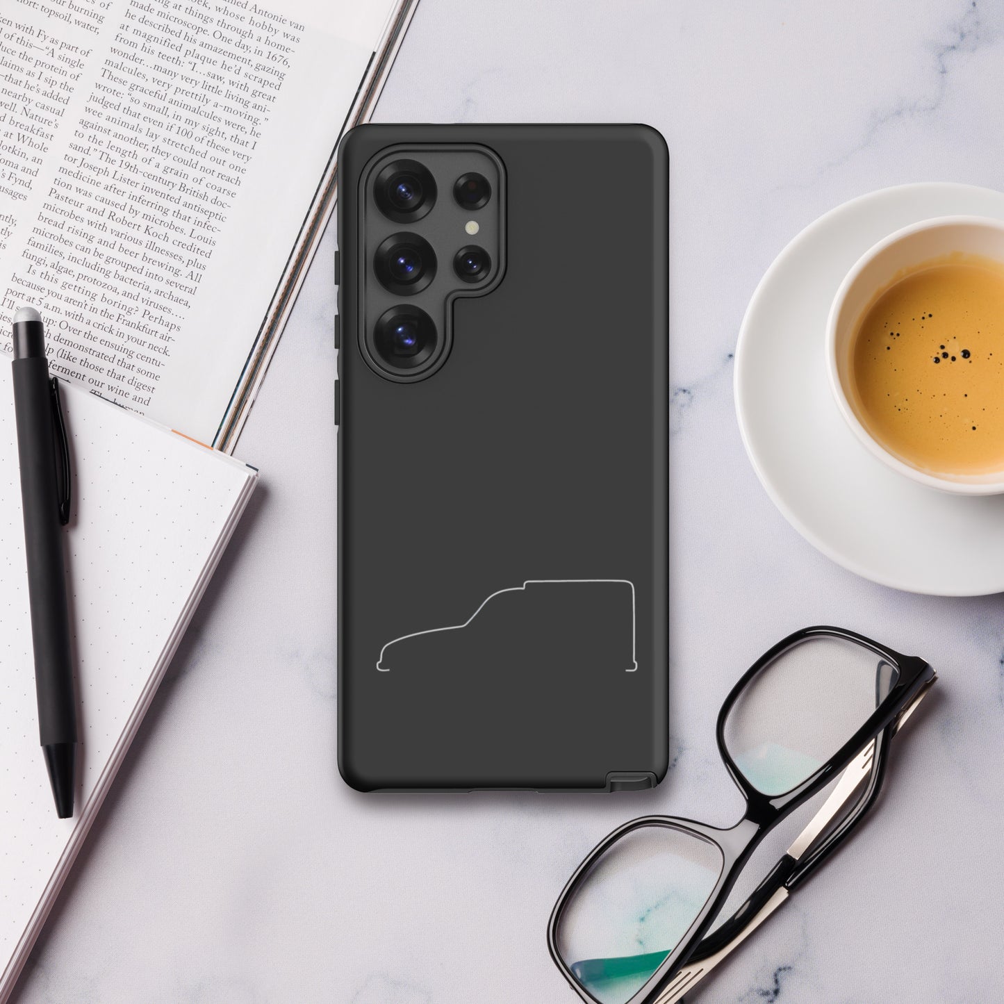Citroën Acadiane Silhouette Tough Case for Samsung® – Minimalist Phone Case with Iconic Line Art